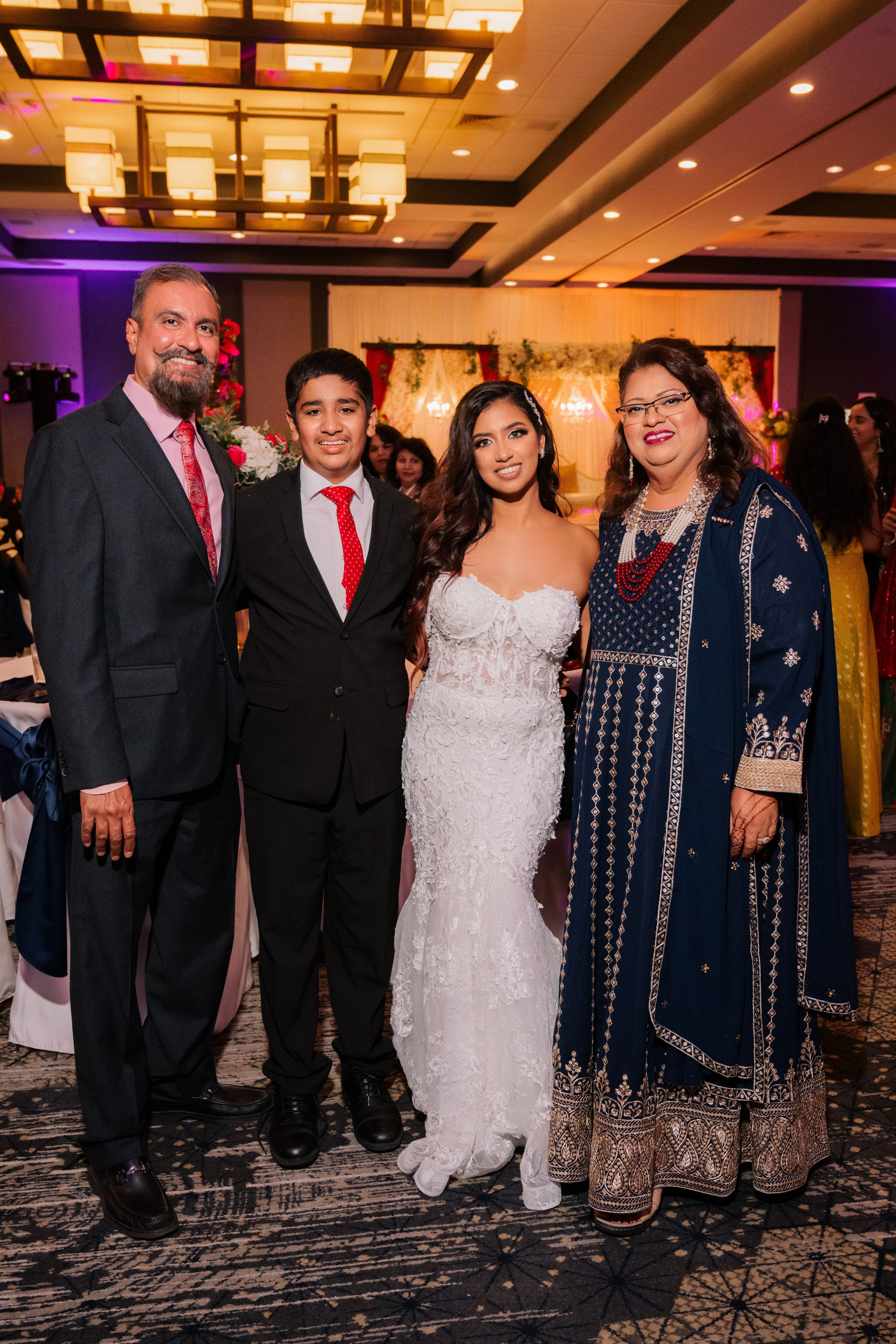 a man and woman posing for a picture