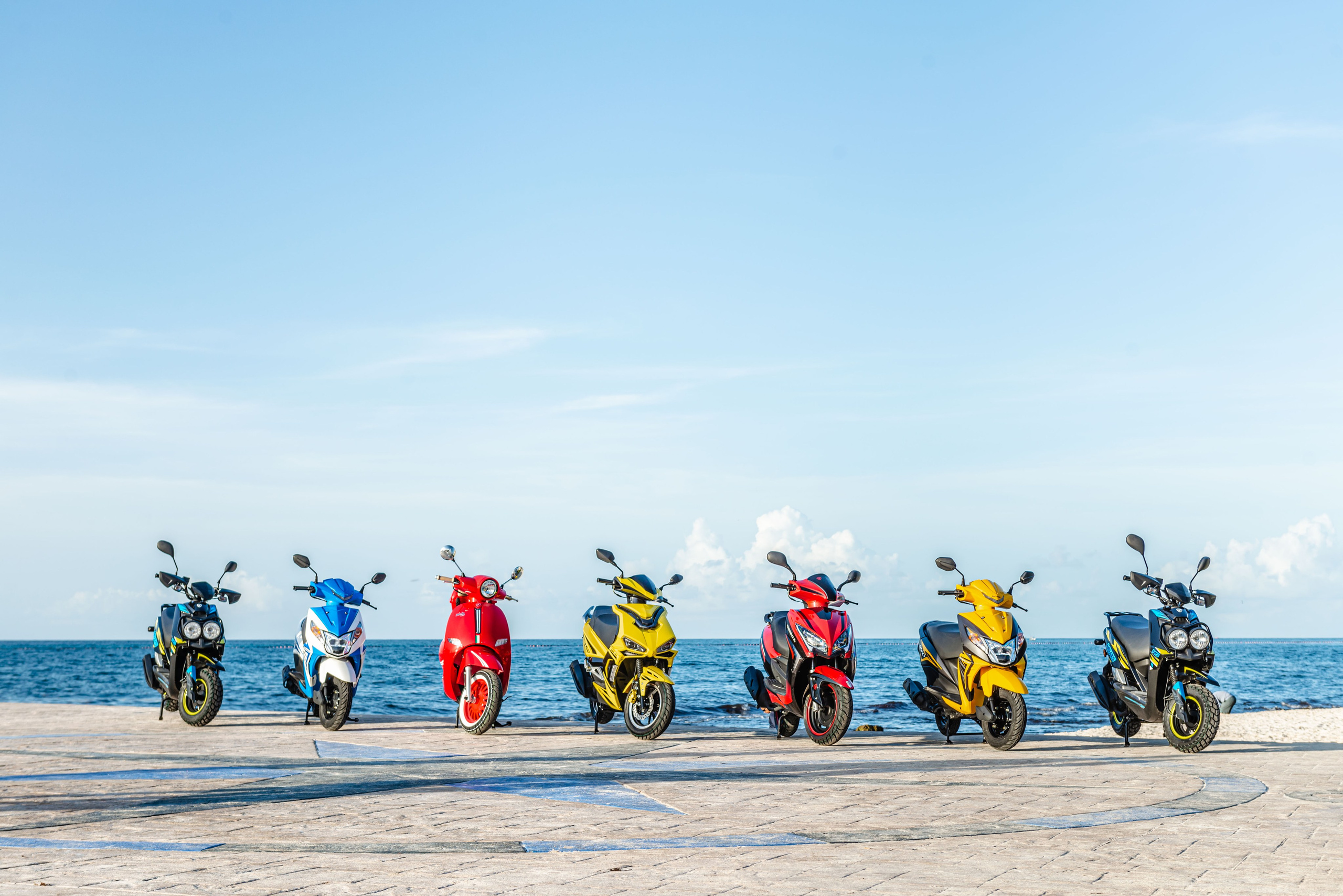 Scooter Photography for Rental Website in Mexico. PHOTOGRAPHER QUINTANA ROO