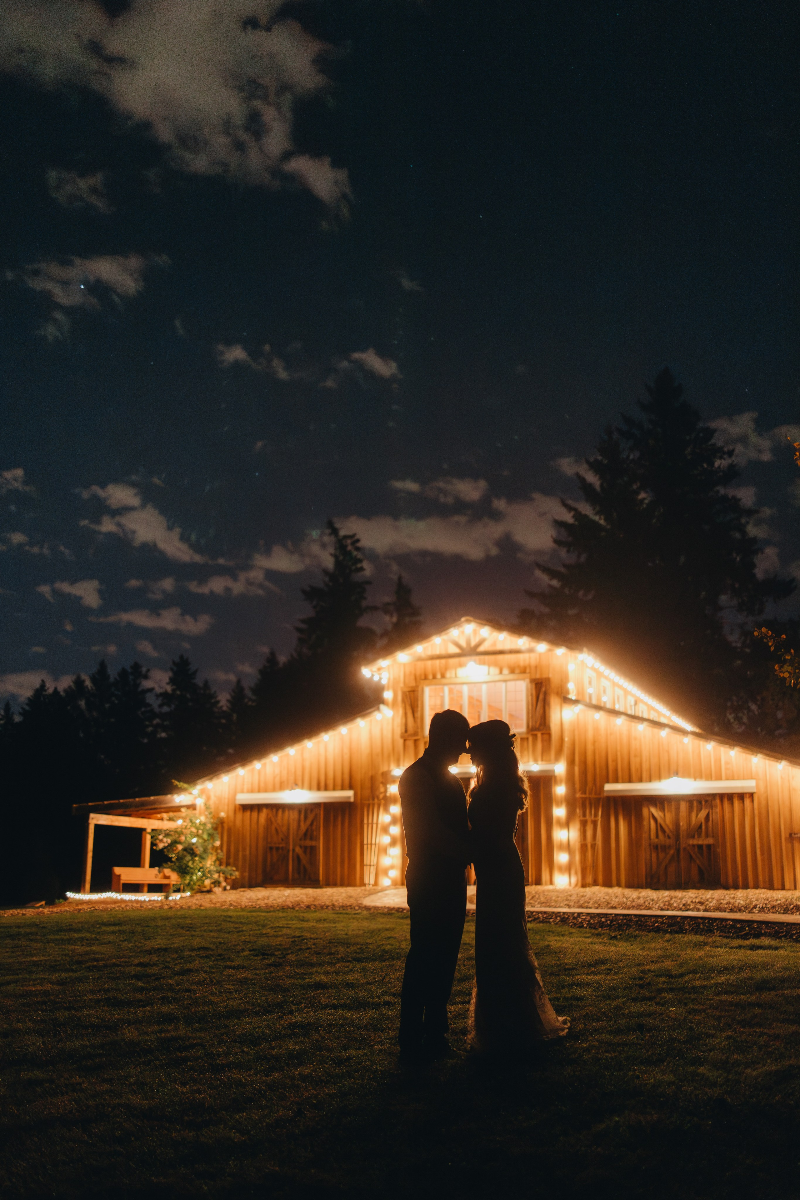 Jessie and Isaac on their wedding day in Portland, Oregon – a genuine moment of joy captured by photographer Georgy Shishkin in a romantic outdoor style, reflecting the charm of Portland & Seattle wedding photography.