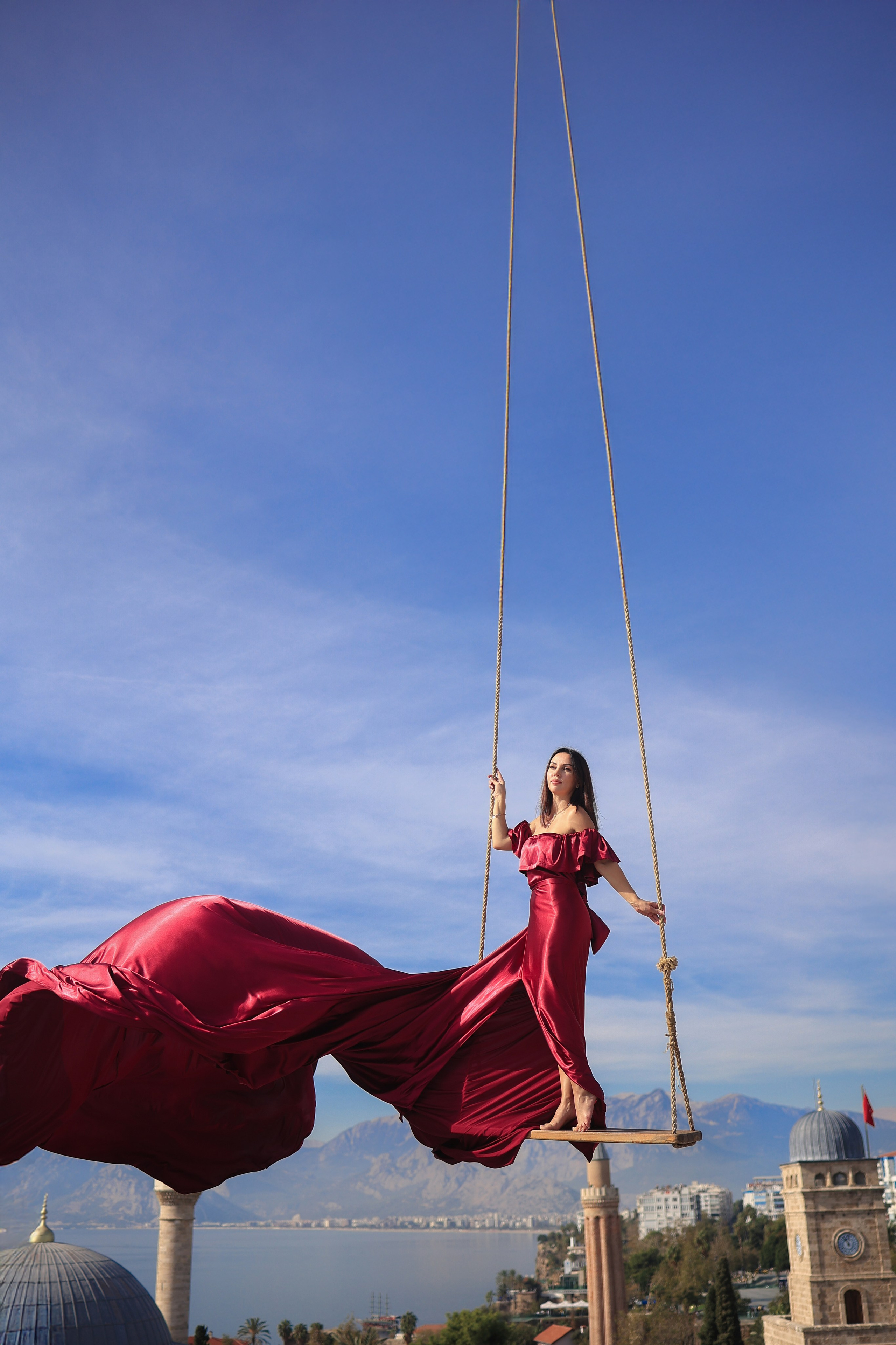 Фотосессия на крыше в Анталии