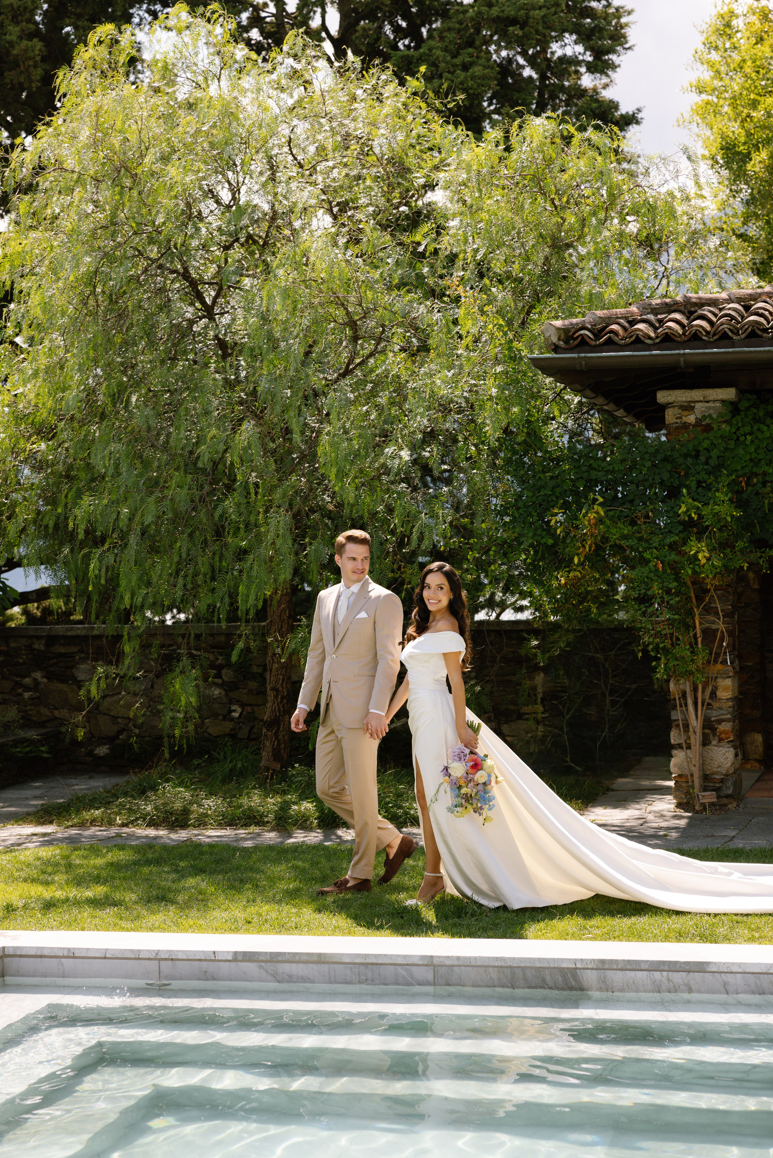 Wedding on the Brissago Islands, Ticino | Destination Wedding Switzerland. Wedding and Family Photographer Switzerland and Italy. Valeria Diaz