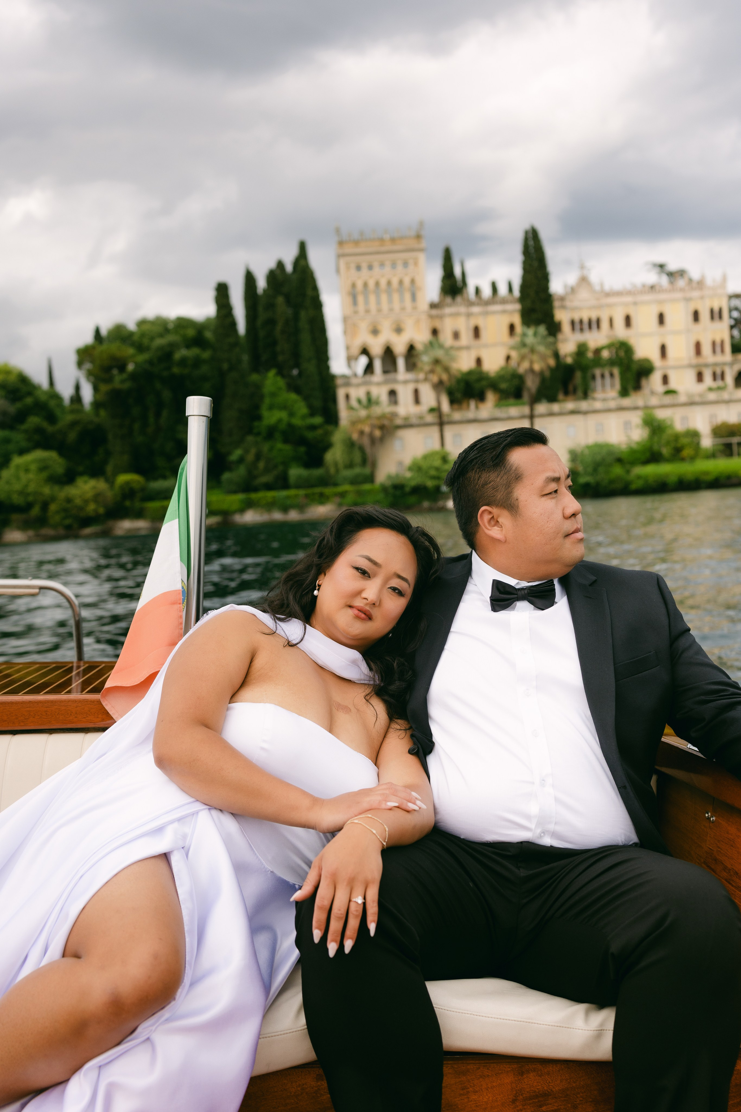 Ibtxhis and Keng elopement In italy — Isola del Garda