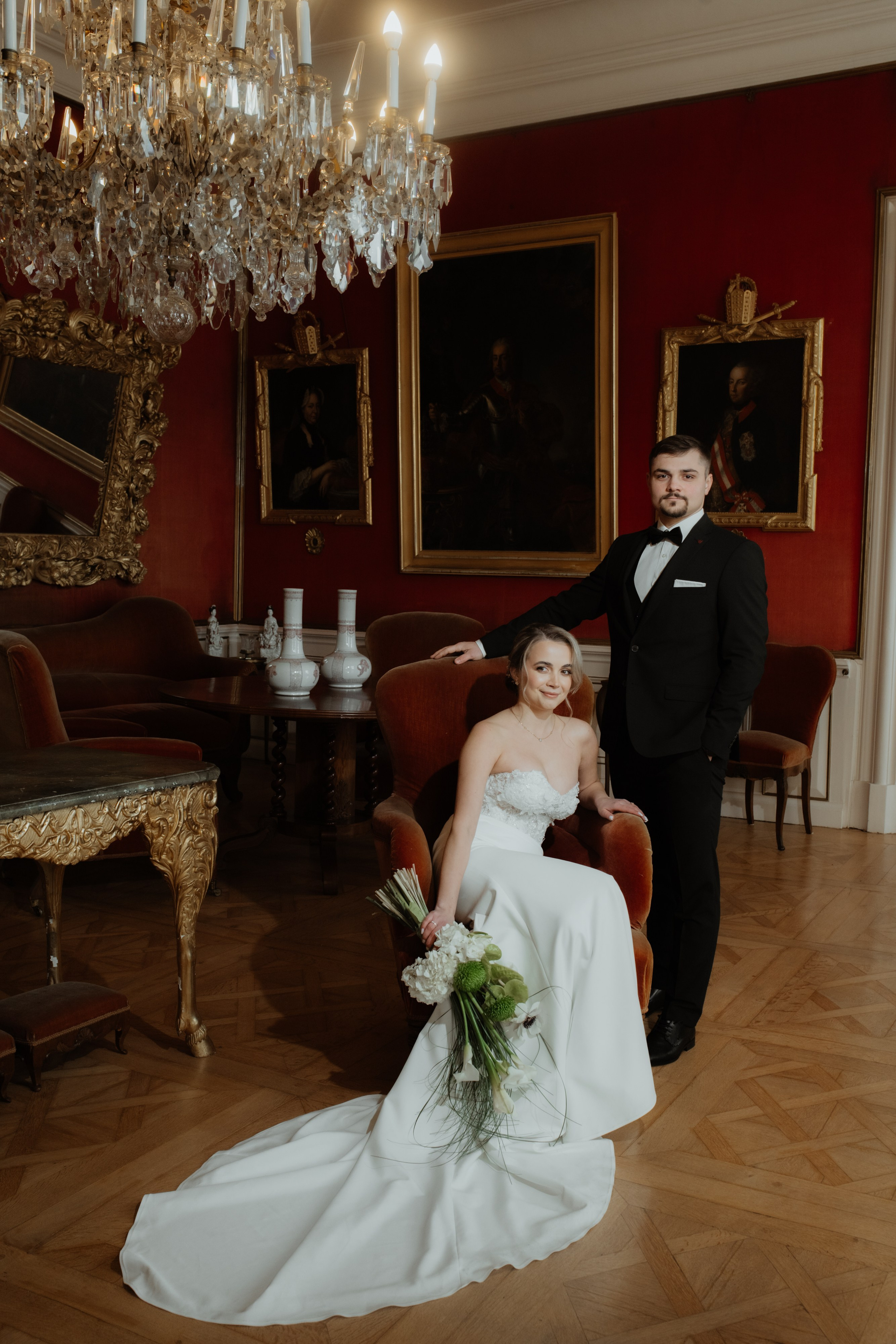 Hochzeit von Celine und Felix im Schloss Schilingsfürst. Anna Saribekyan – Beste Hochzeitsfotografin in Würzburg, Top 10 in Deutschland