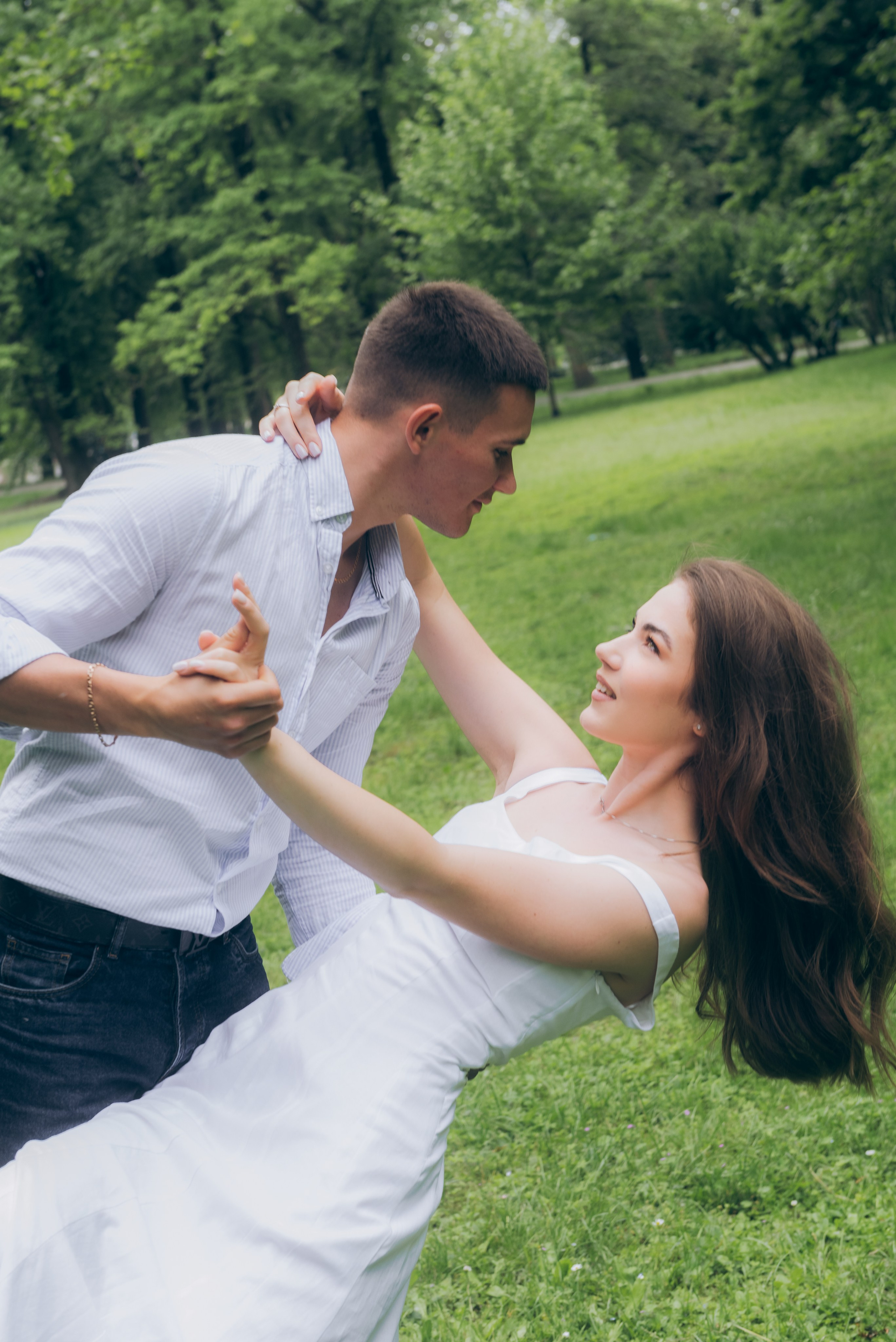 Romantic morning in park in Milan. Anastasiia Buchinskaia Fotografa Milano