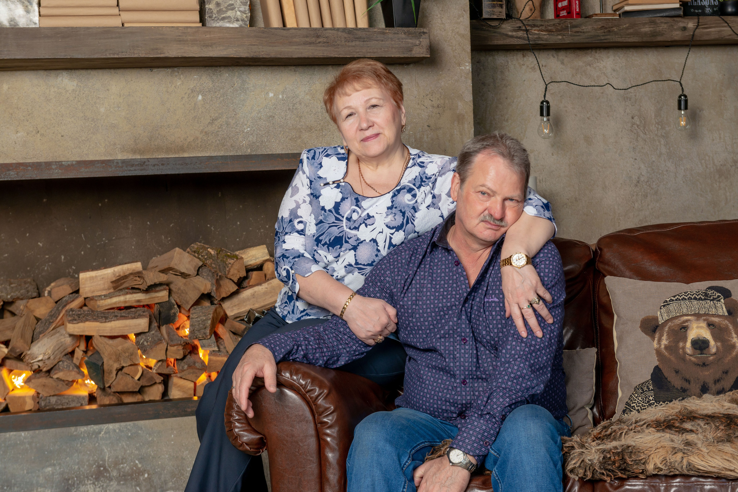 Photosession of a married couple in the studio. FOTÓGRAFO MÉXICO QUINTANA ROO