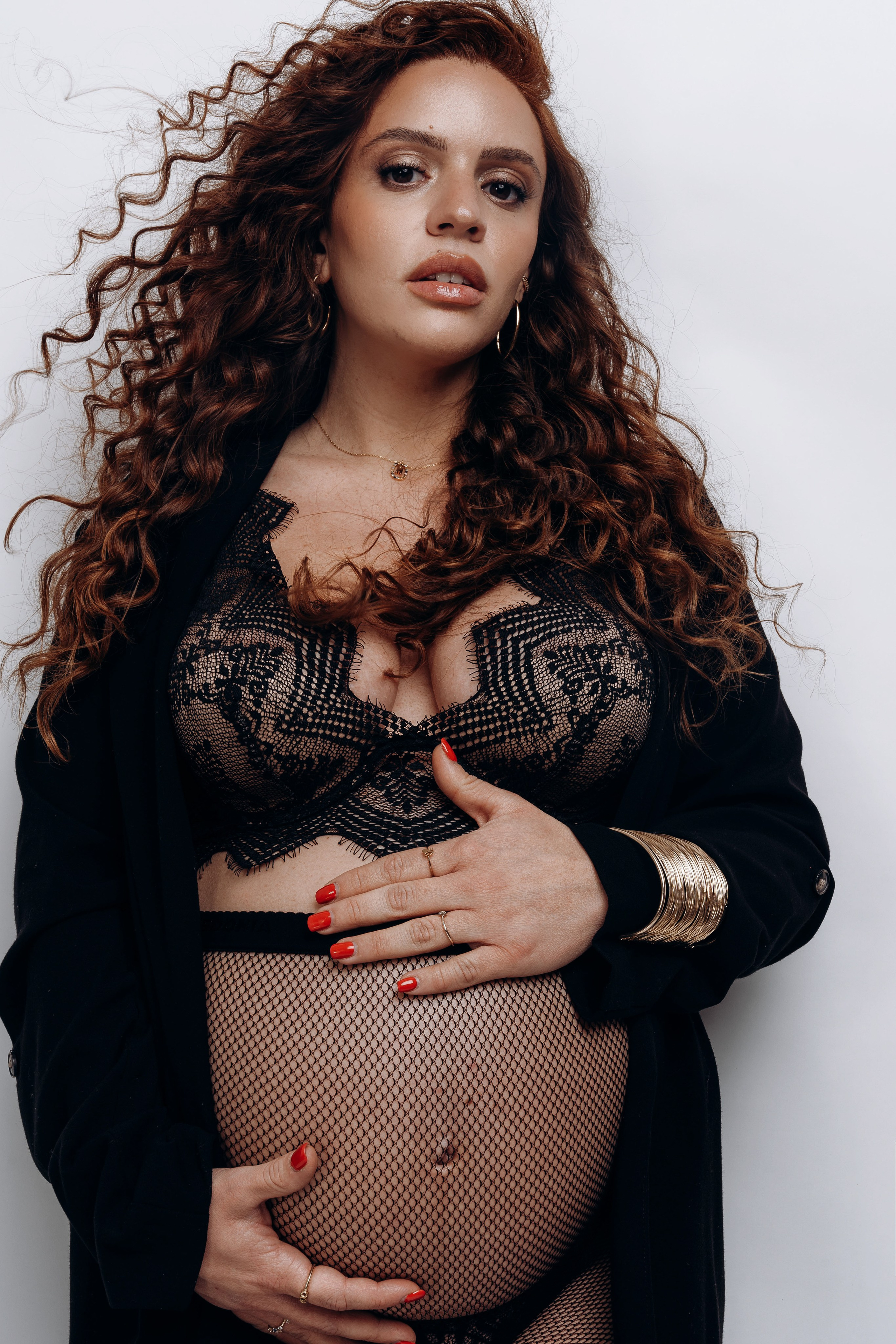 Servizio fotografico glamour gravidanza Pomezia