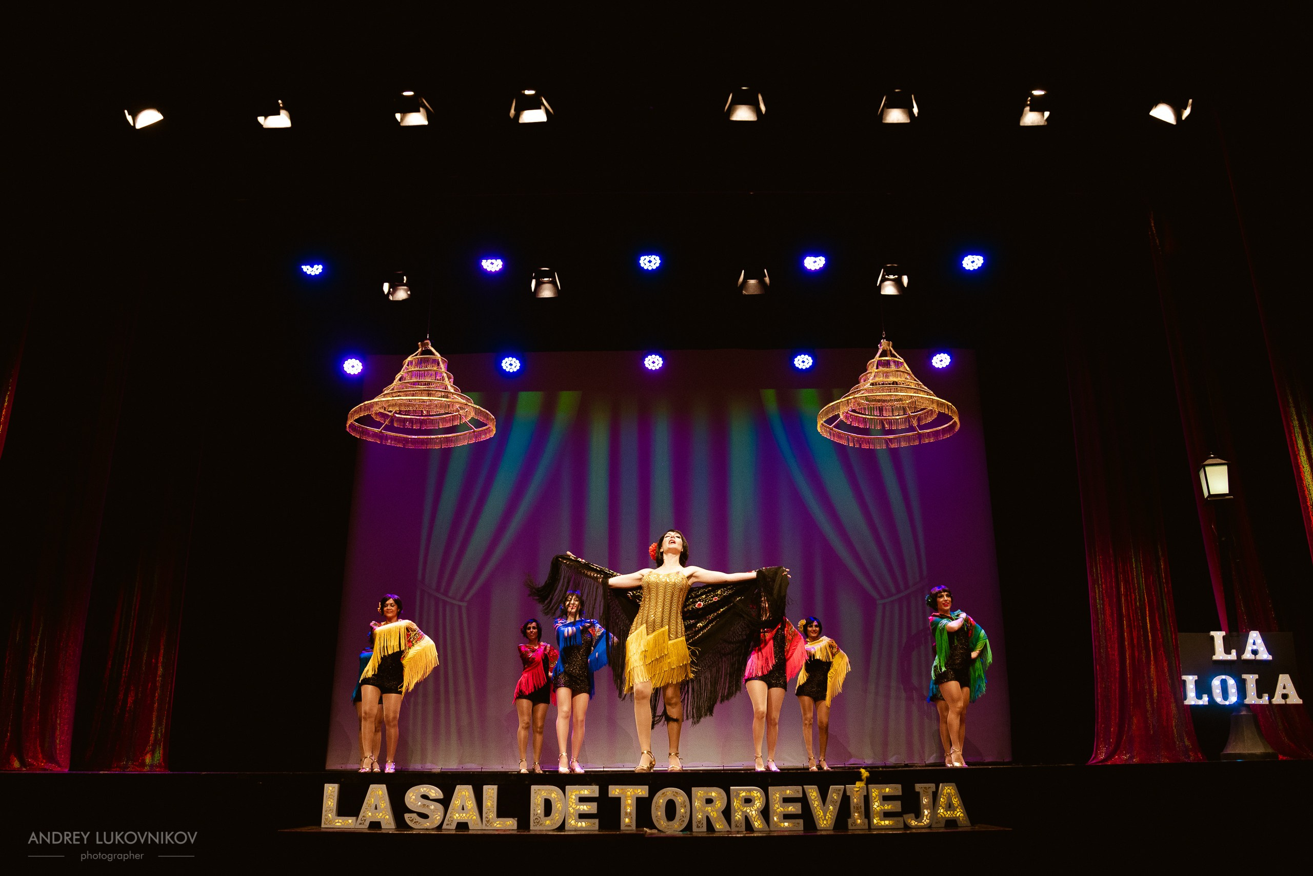 Reportaje fotográfico y rodaje entre bastidores del concierto de La Sal de Torrevieja en España