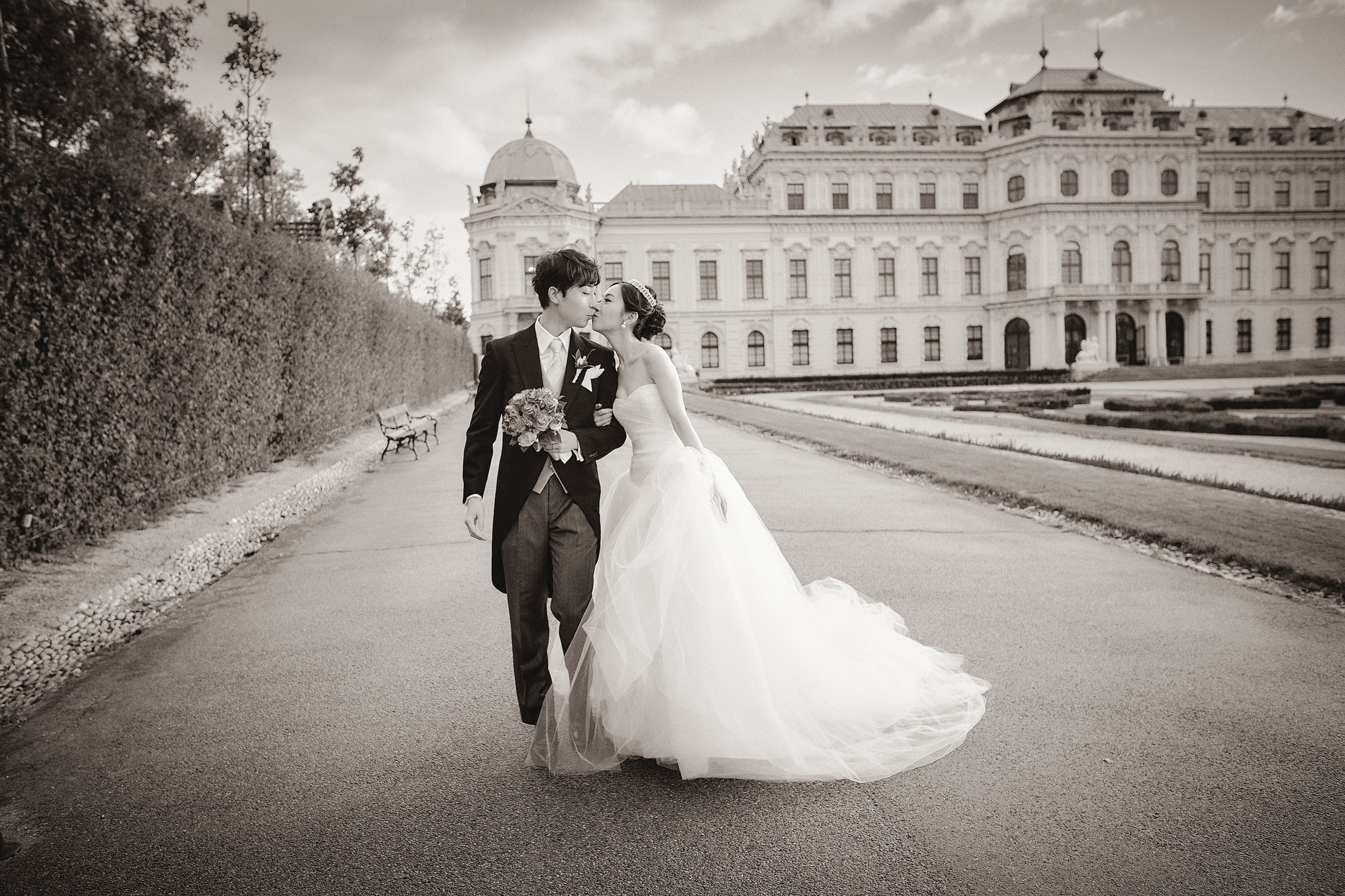 Belvedere Palace Wedding, Vienna, Austria. Northeast Ohio (Cleveland, Youngstown, Akron) Wedding Photography