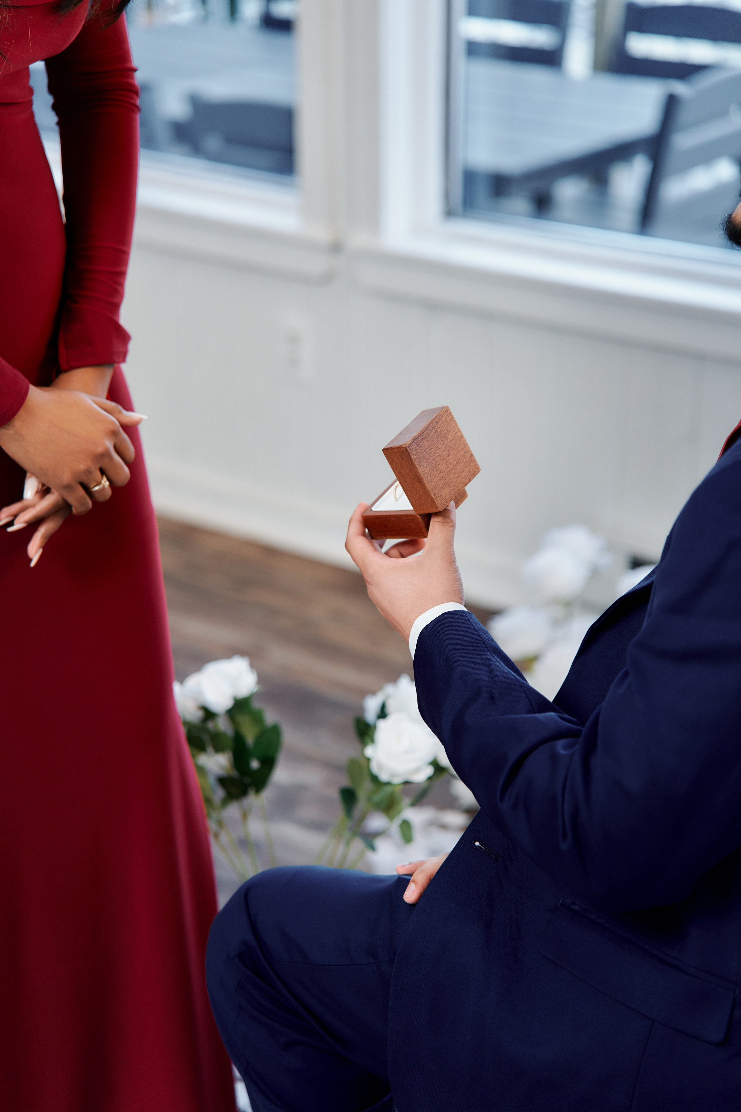 Surprise Proposal in New York. Professional Wedding and event photographer USA New York