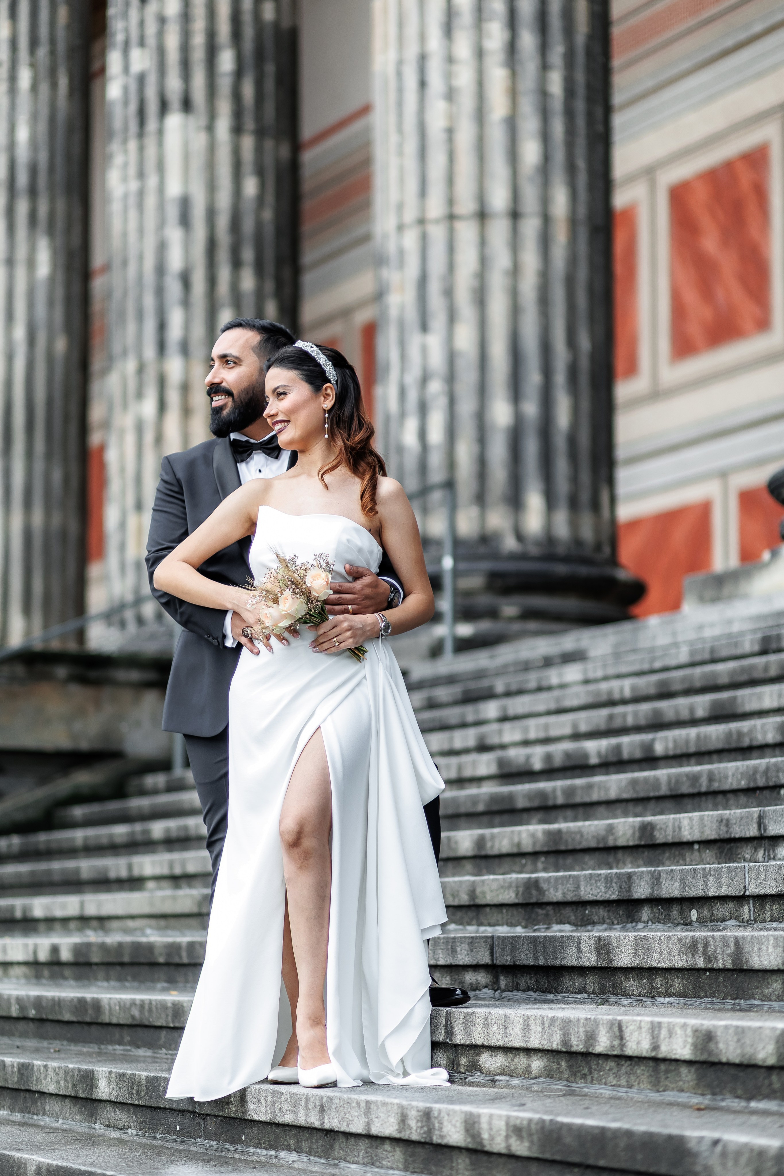 Hochzeitsshooting im Herzen von Berlin. Hochzeitsfotografie in Berlin Nataliia Schütze