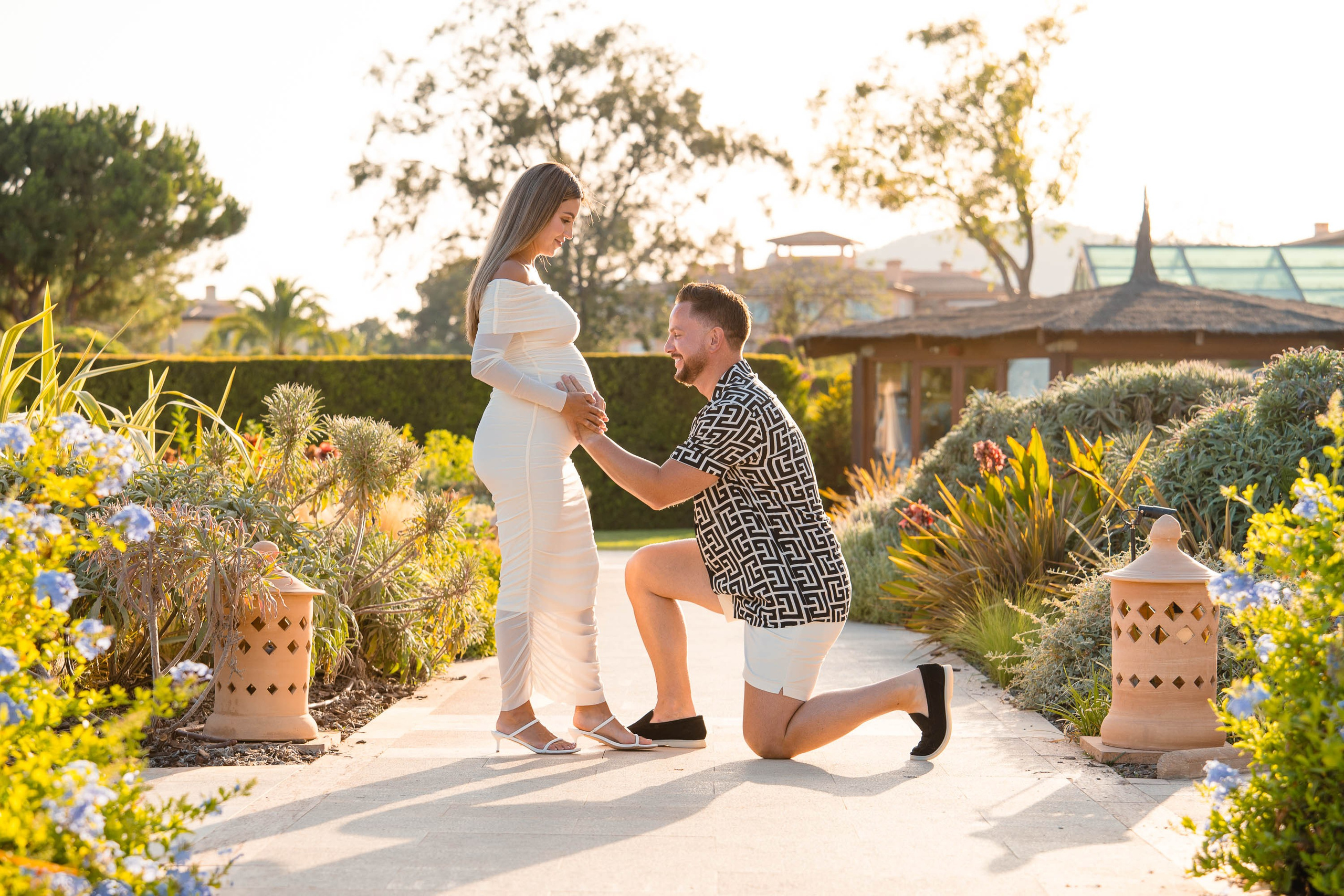 Pregnant Portrait Photoshoot at St. Regis Mardavall. Mallorca Wedding, Corporate & Social Photographer