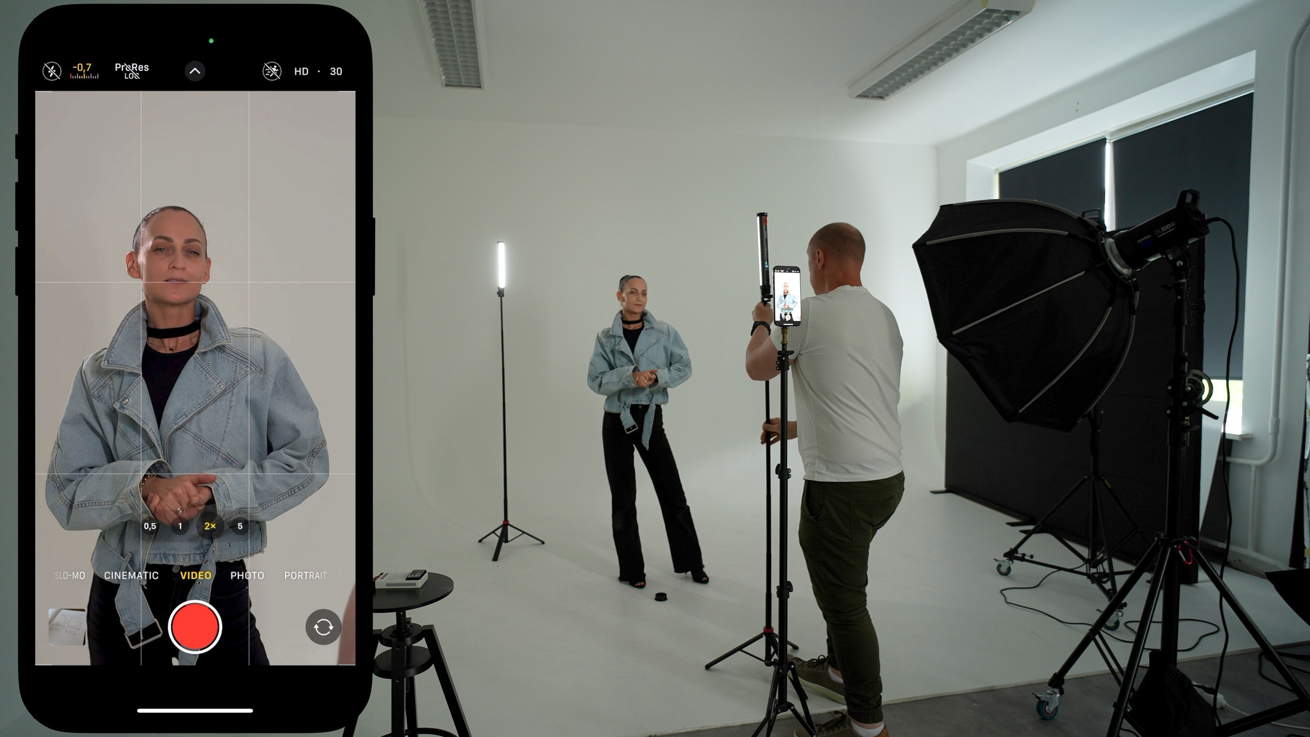 Meistarklase - filmējam ar telefonu. Video shooting and creating with phone, iPhone Video School