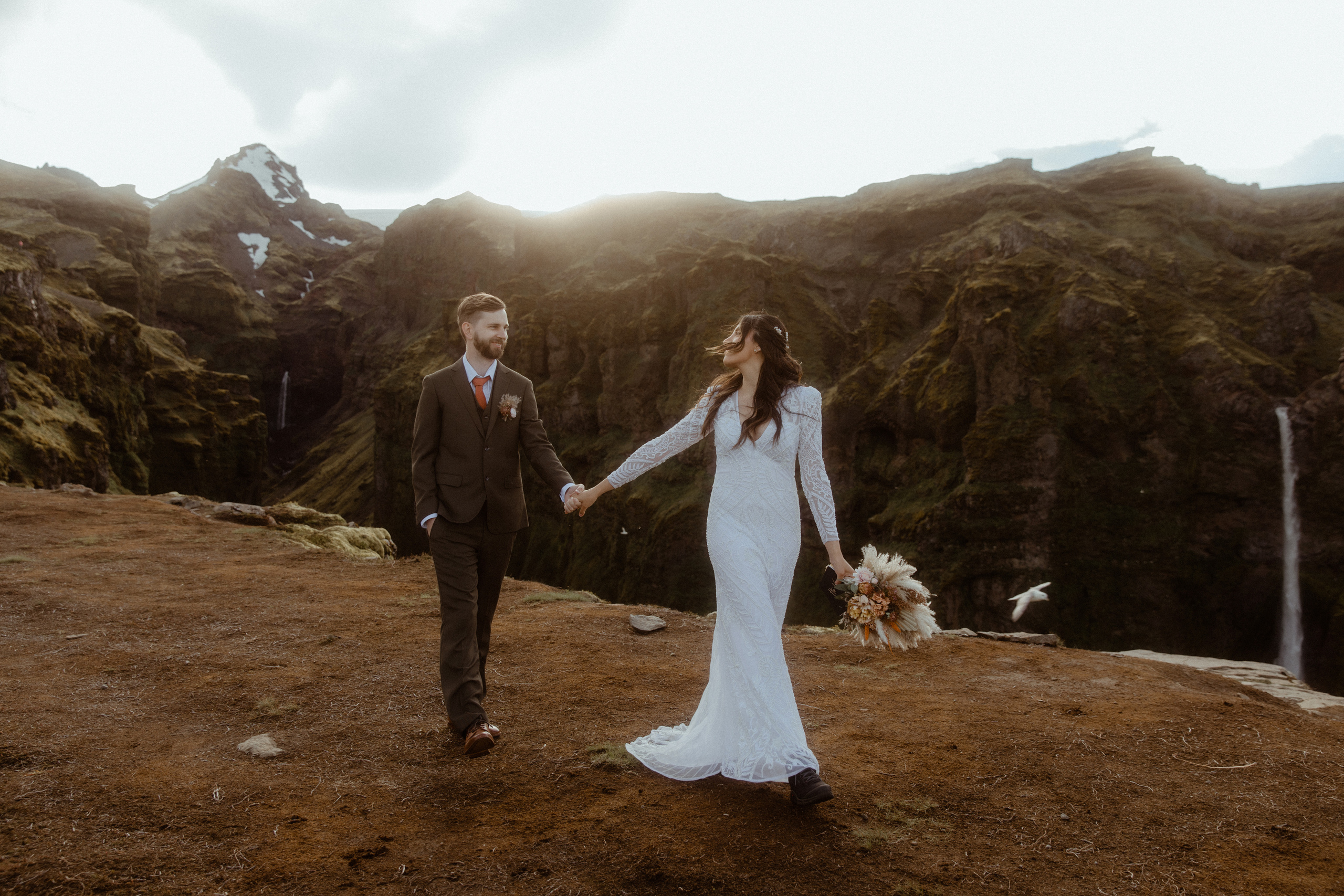 Wedding in Iceland. Iceland elopement photographer & videographer