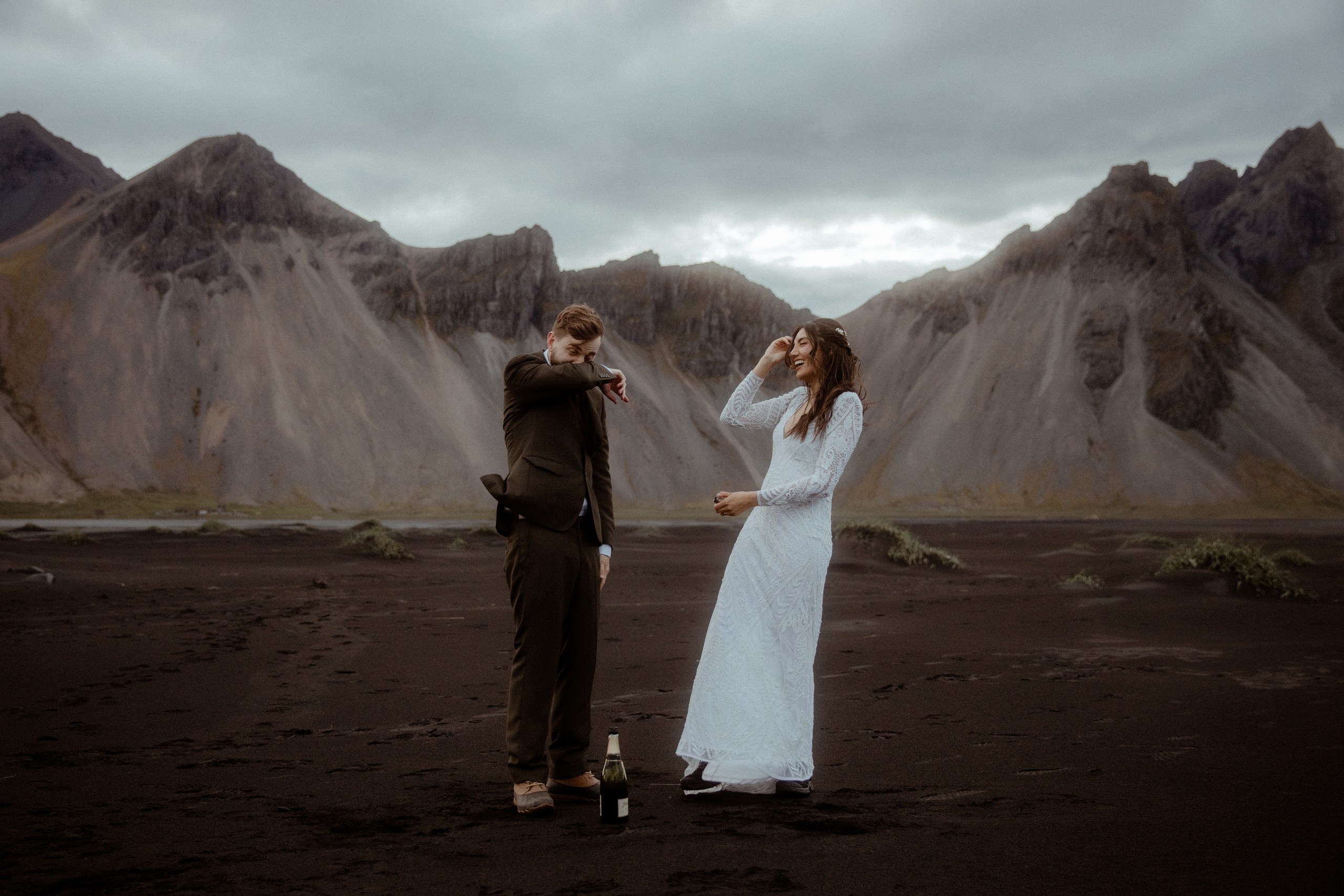 Wedding in Iceland. Iceland elopement photographer & videographer