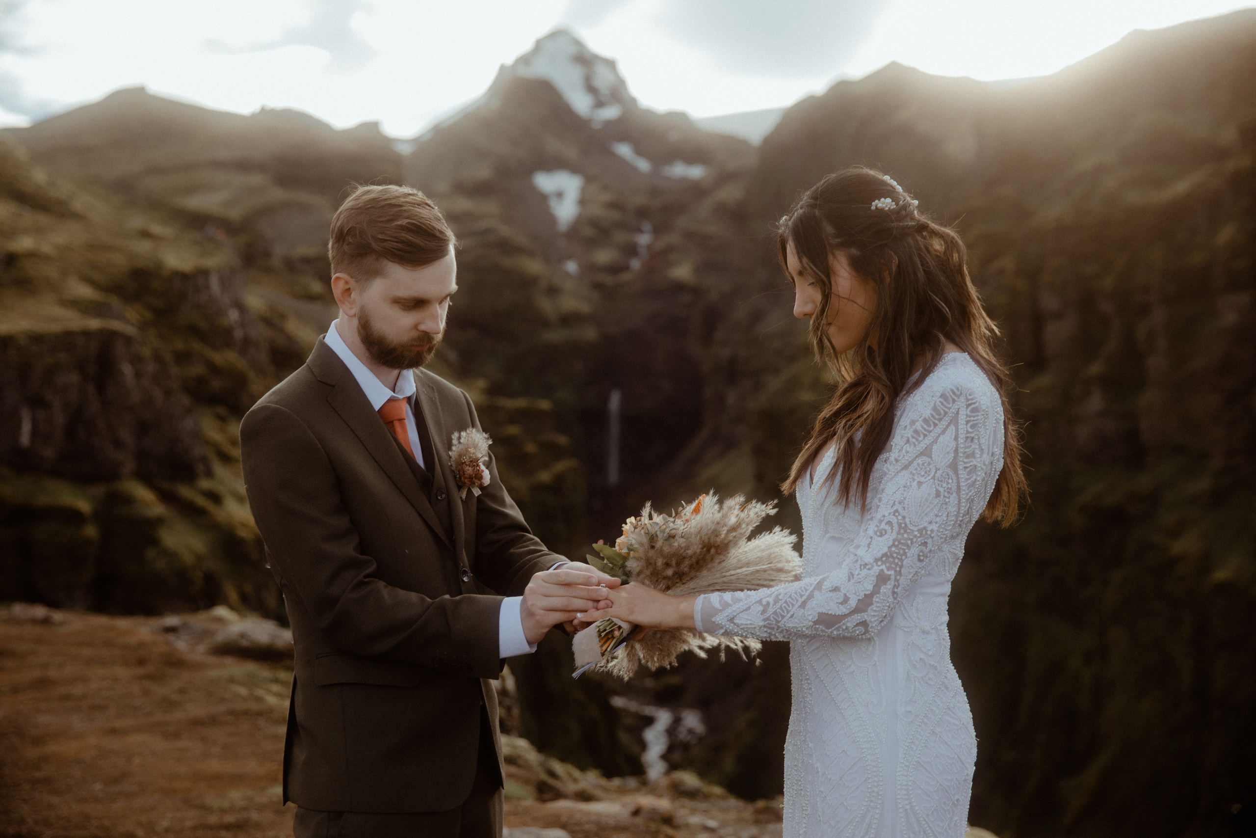 Wedding in Iceland. Iceland elopement photographer & videographer