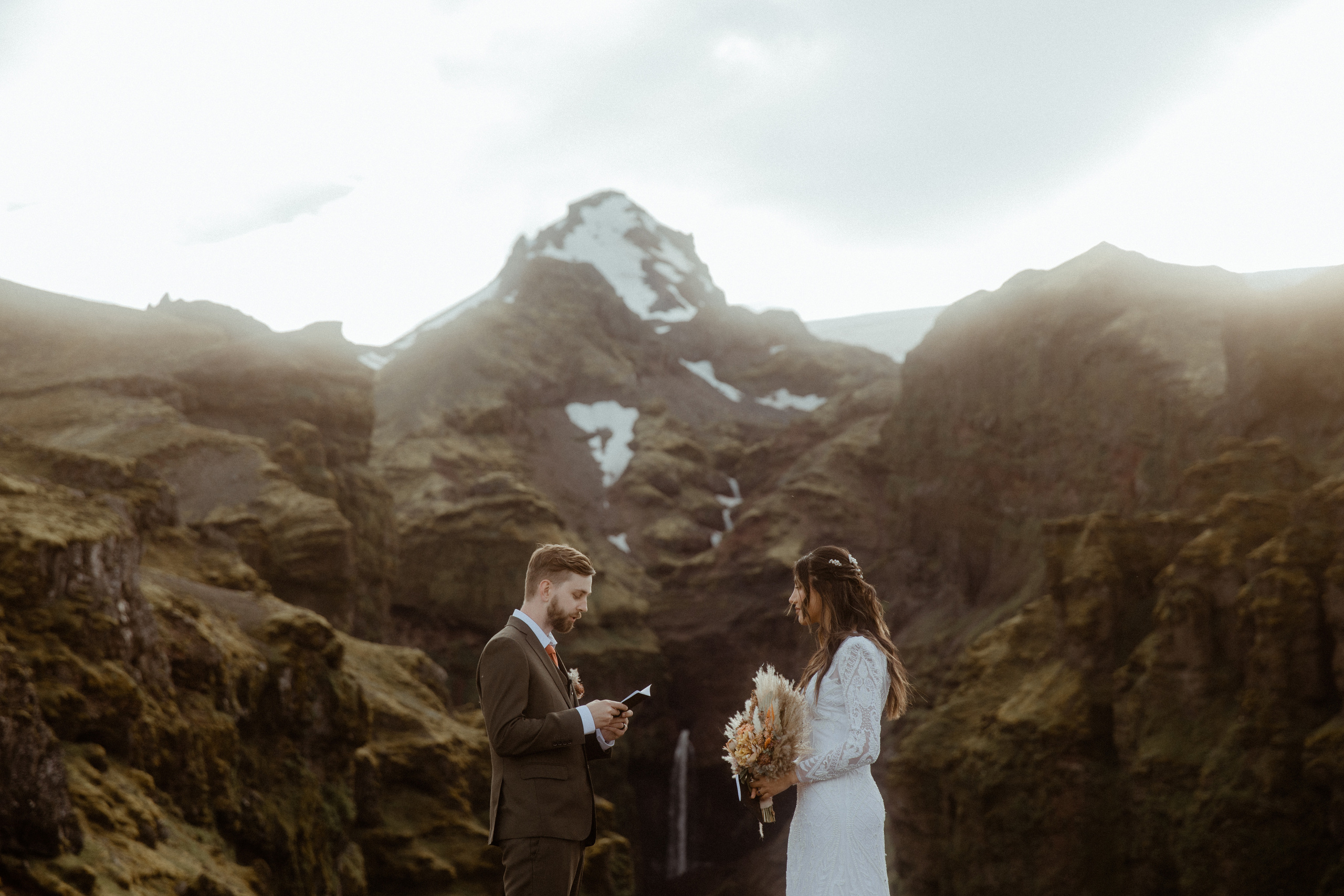 Wedding in Iceland. Iceland elopement photographer & videographer