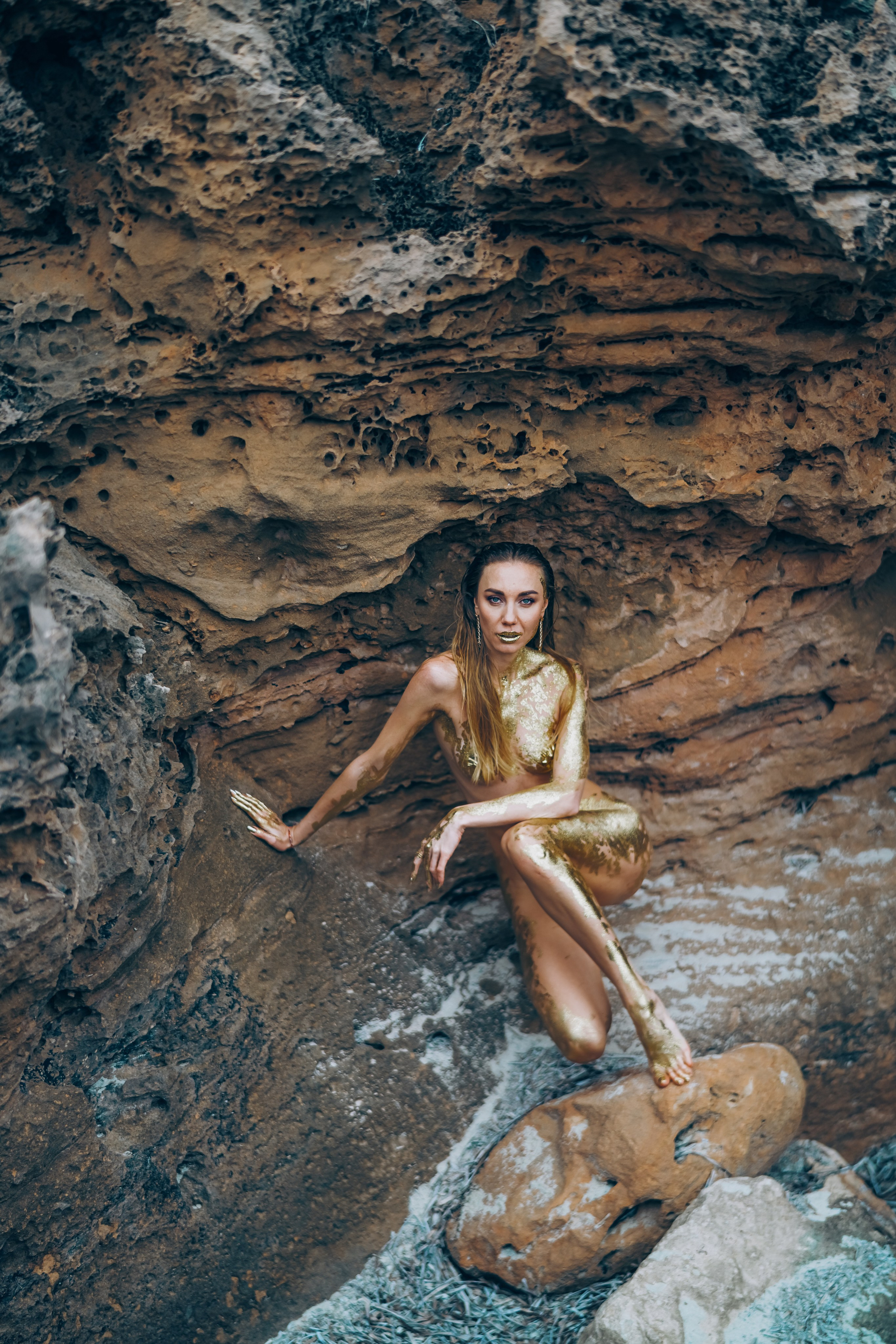 Golden lady. Фотограф у Пальма де Майорка