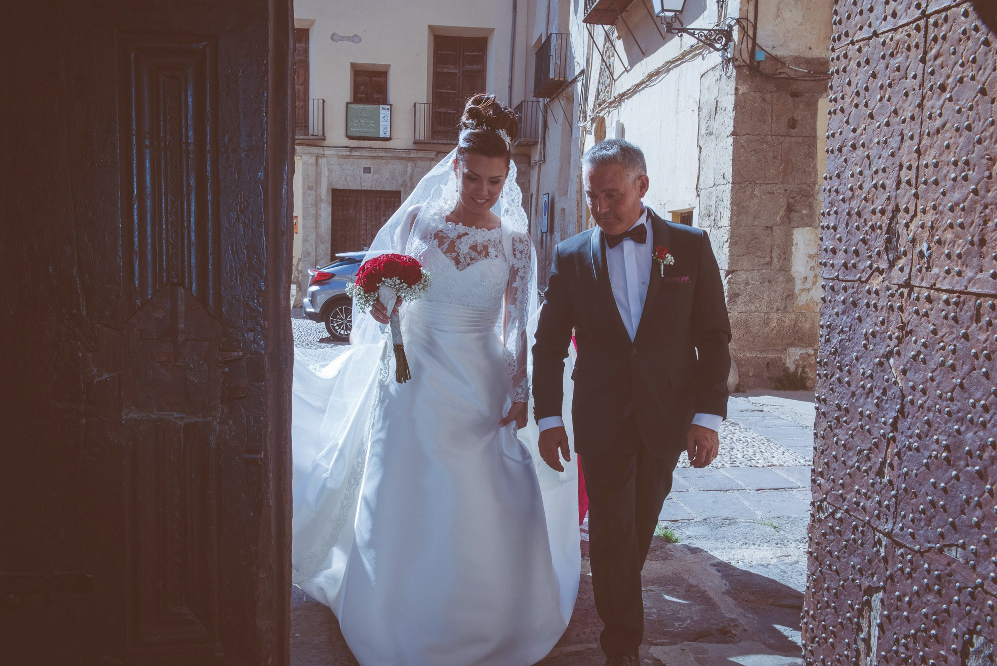 Boda de Héctor y Sheila · Templo del Salvador, Requena · Javier Poveda