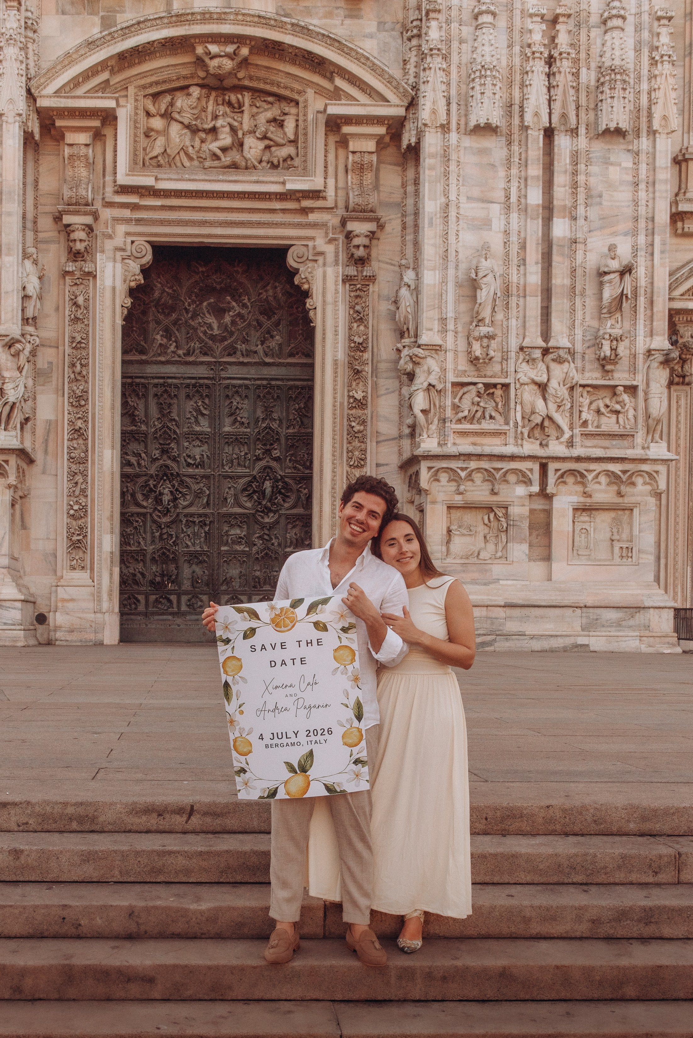 Save the date teaser — Prewedding photoshoot. AnaMilanoFoto | Couple & Wedding Photographer in Milan