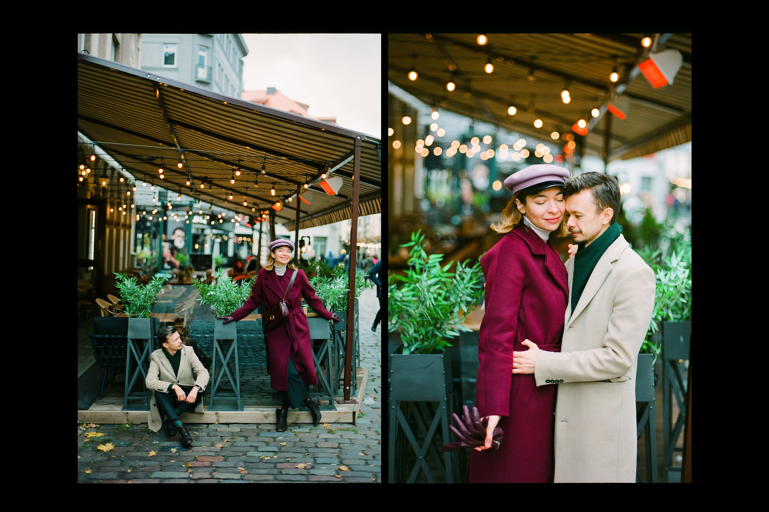 Vecrīgas engagement photos on Portra 400. Свадебный фотограф в Риге — Вячеслав Лучненков