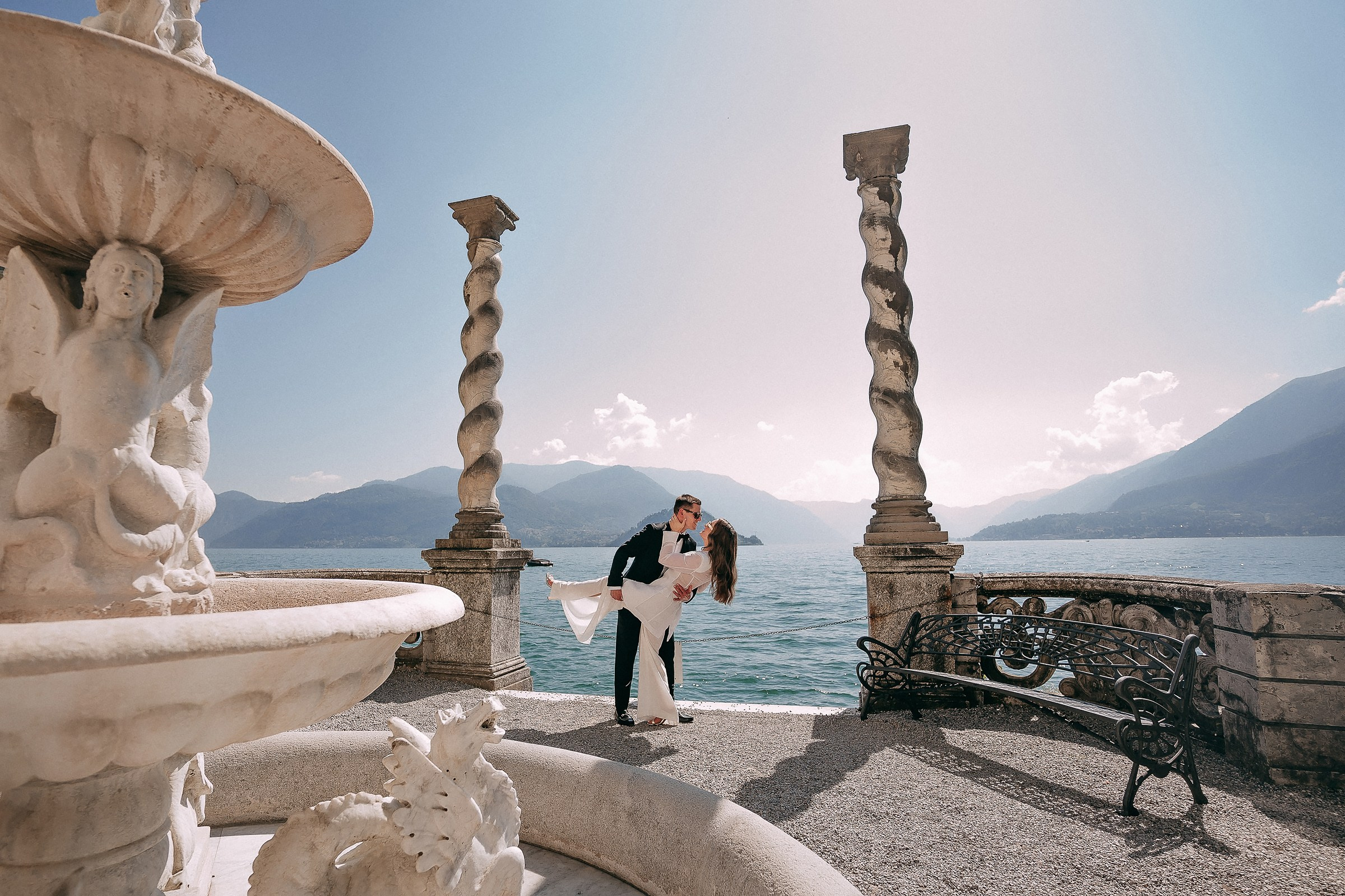 Varenna / Villa Monastero / COMO WEDDING. Wedding photographer Como Lake, Italy