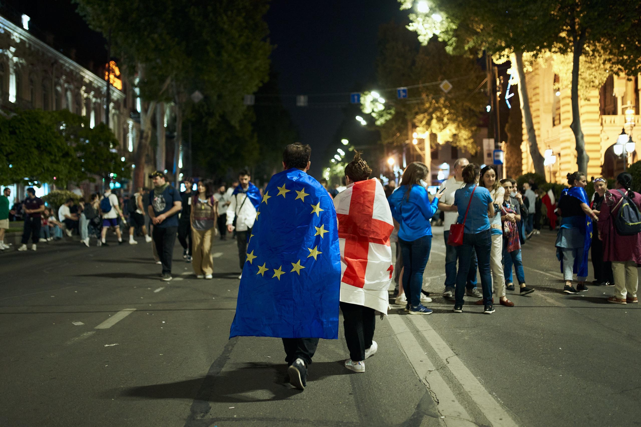 Georgia against «foreign law»/ არა რუსულ კანონს. Visual artist