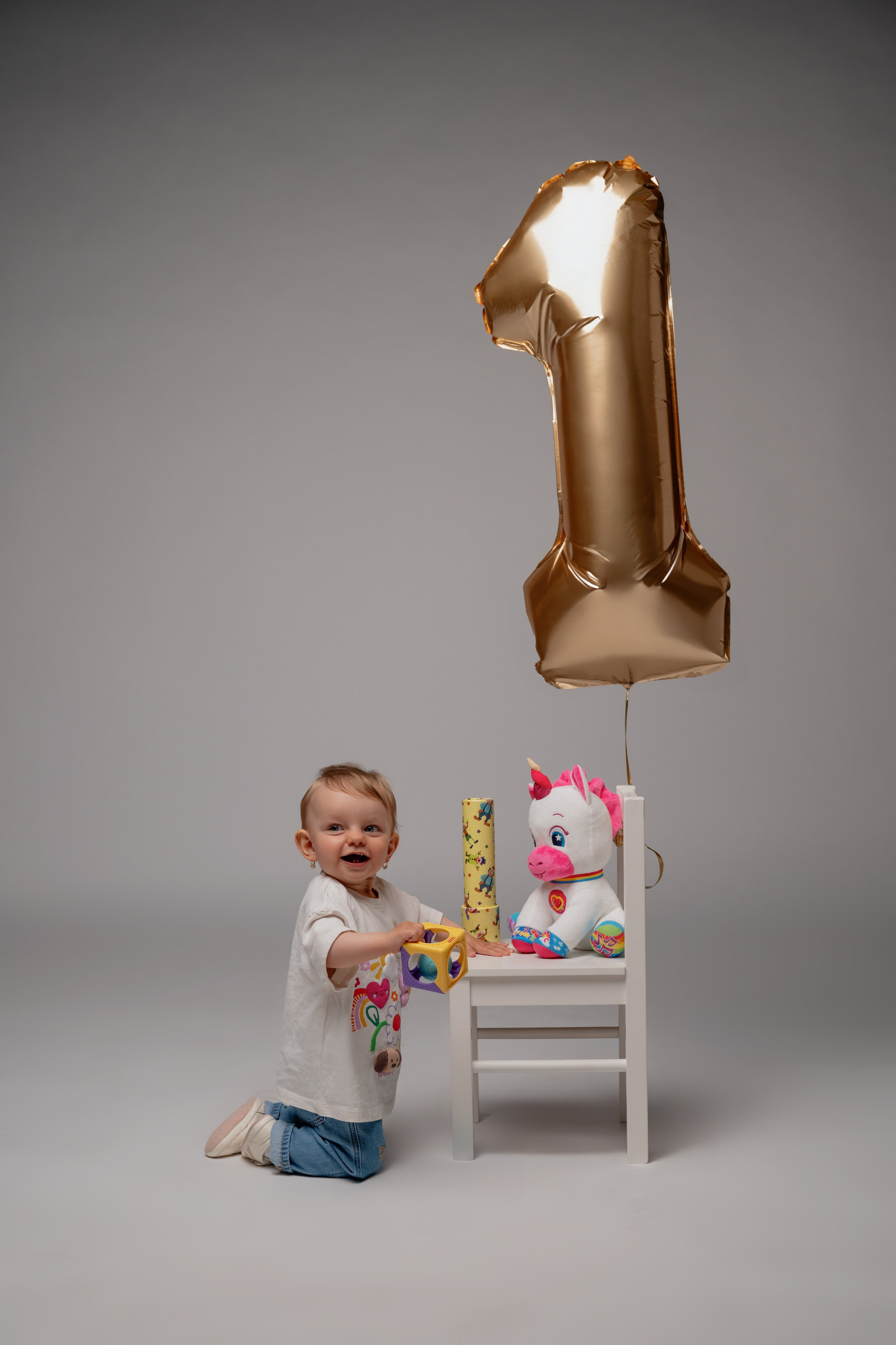 Michálka. 1st birthday. Professional photographer in Prague Anastasia Haritonova