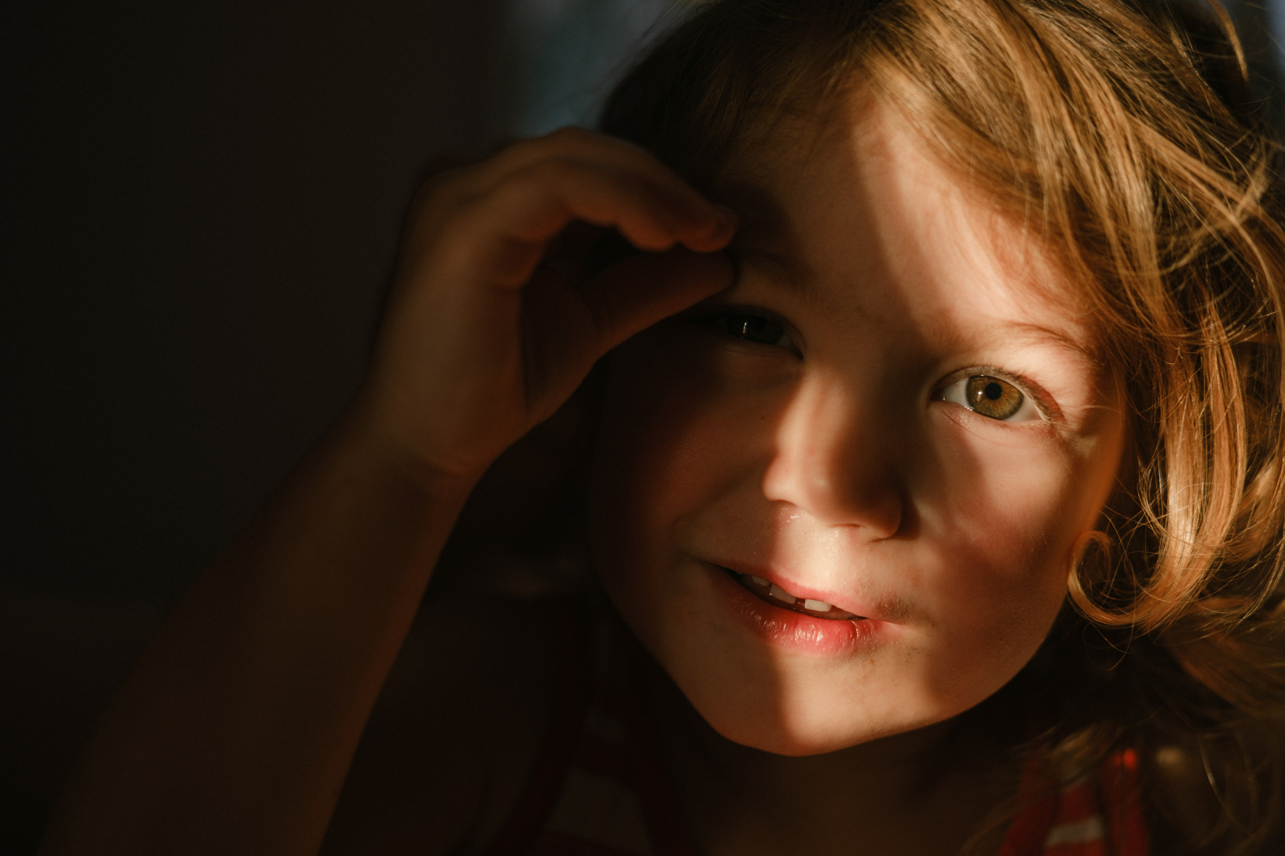 Artistic portrait of a child taken in Richmond, VA