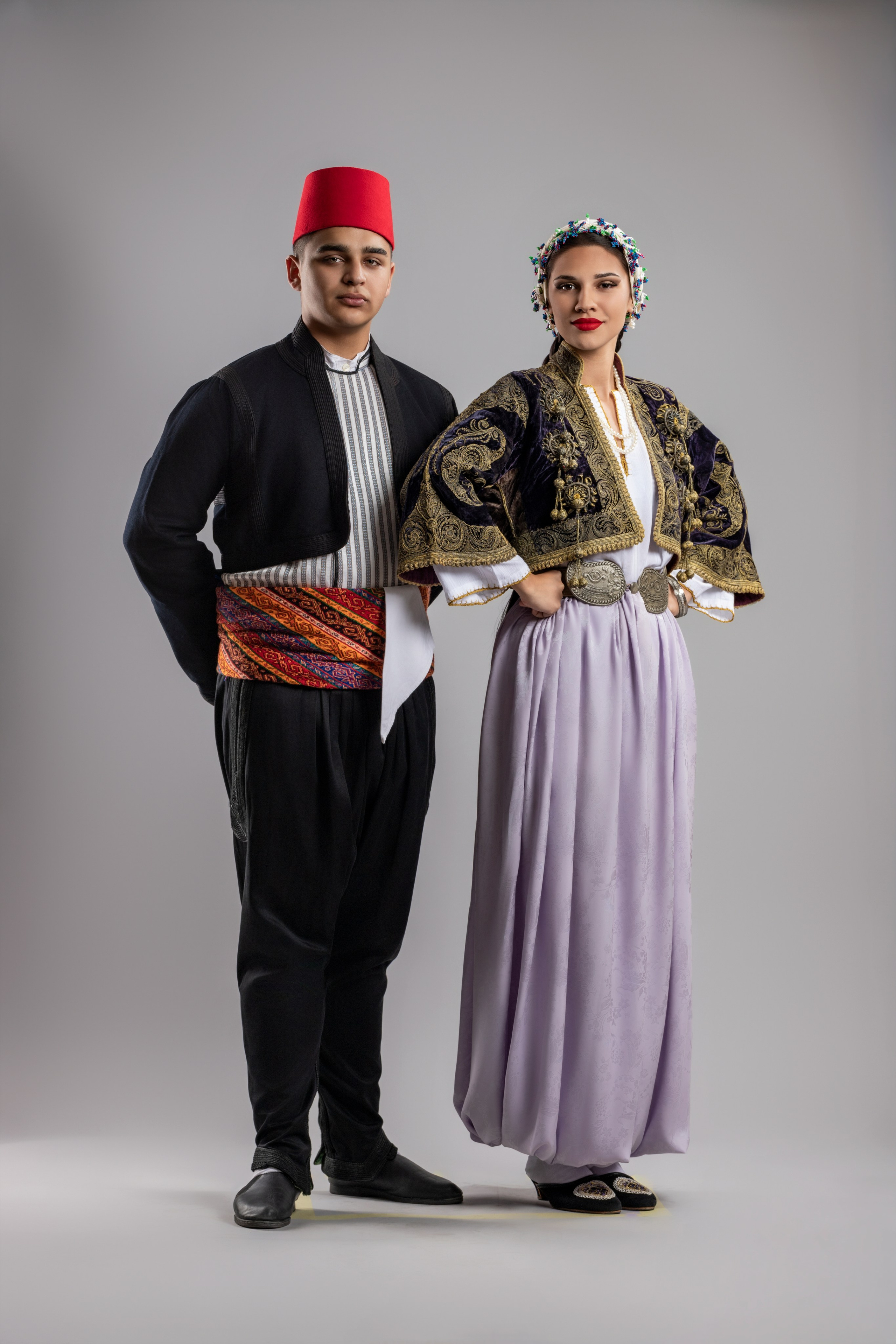 Traditional costumes of Bosnia and Herzegovina – a rich gallery of folk attire, colors, and details representing the country’s diverse cultural heritage. The images highlight handmade embroidery, fabrics, and patterns that preserve the spirit of tradition through generations.