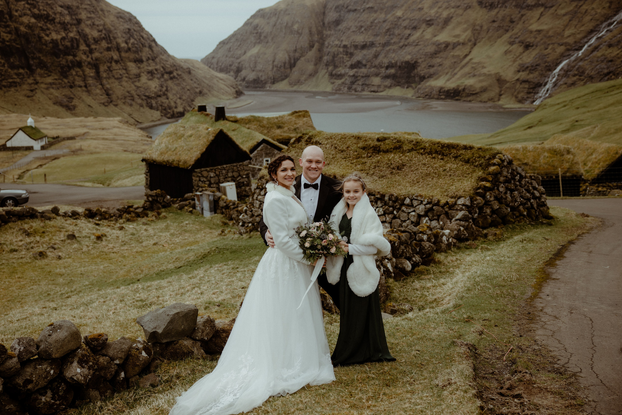 Elope at Faroe islands to celebrate 10 years anniversary. Iceland elopement photographer & videographer