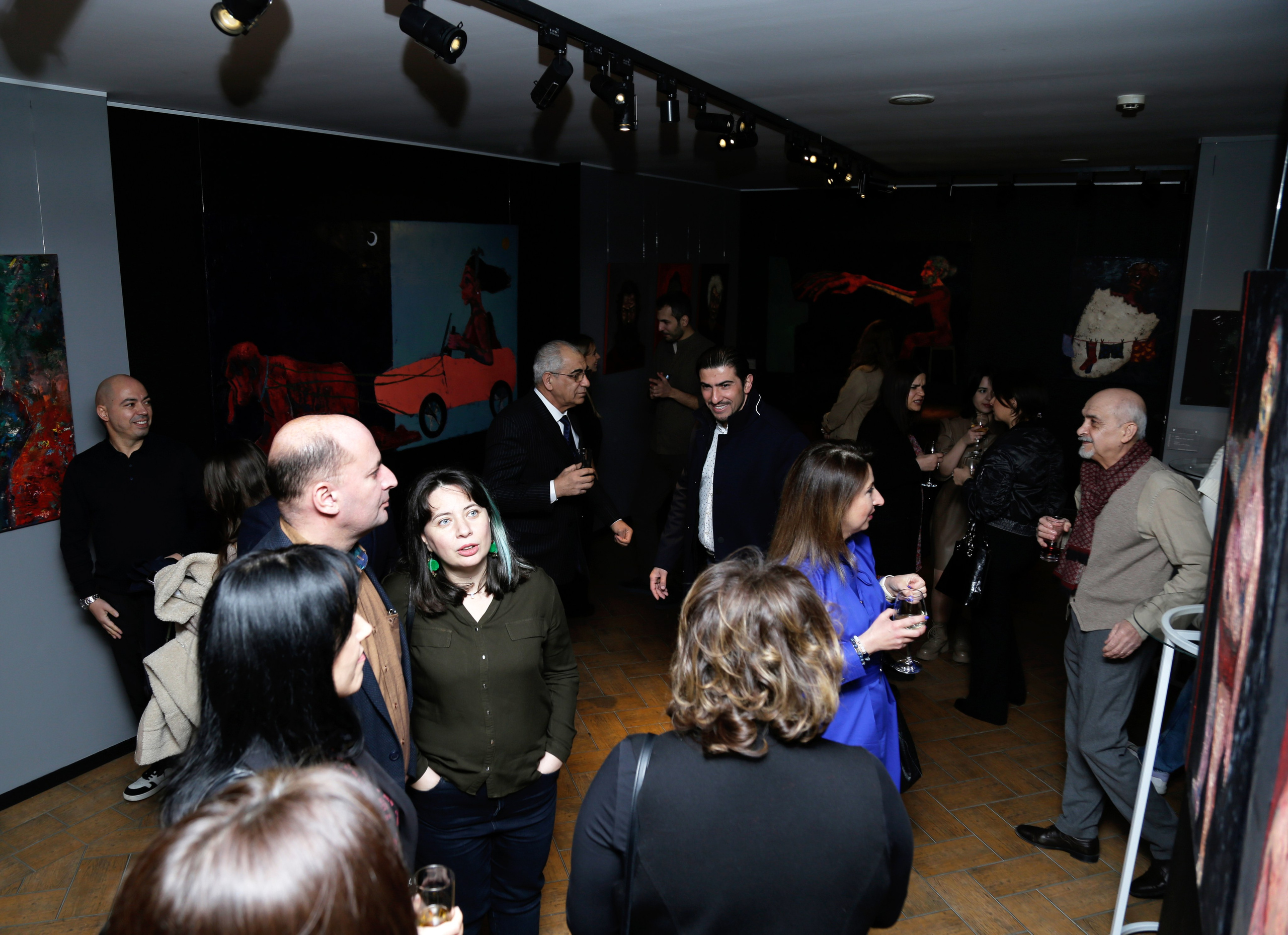 Photo report of “Interpretation” solo exhibition of Kamran Mammadov. KAMRAN MAMMADOV ART