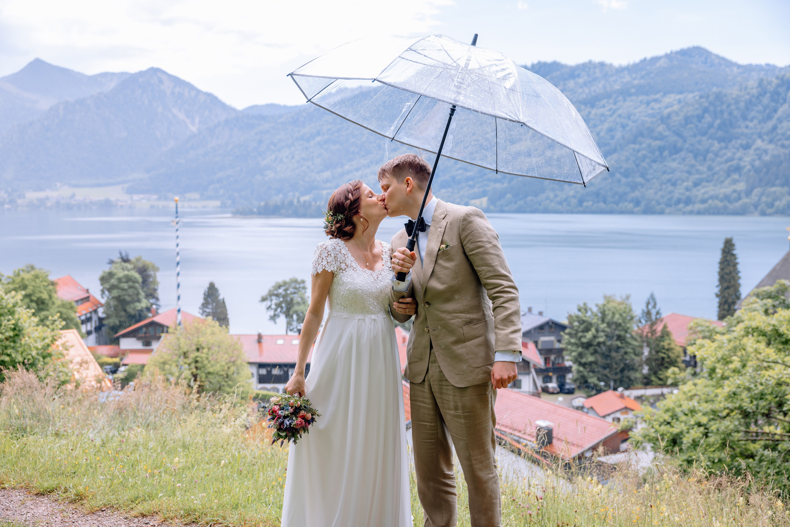 Traumhochzeit am Schliersee. Hochzeitsfotograf München Taufe Familienfotograf Tanja Mauke