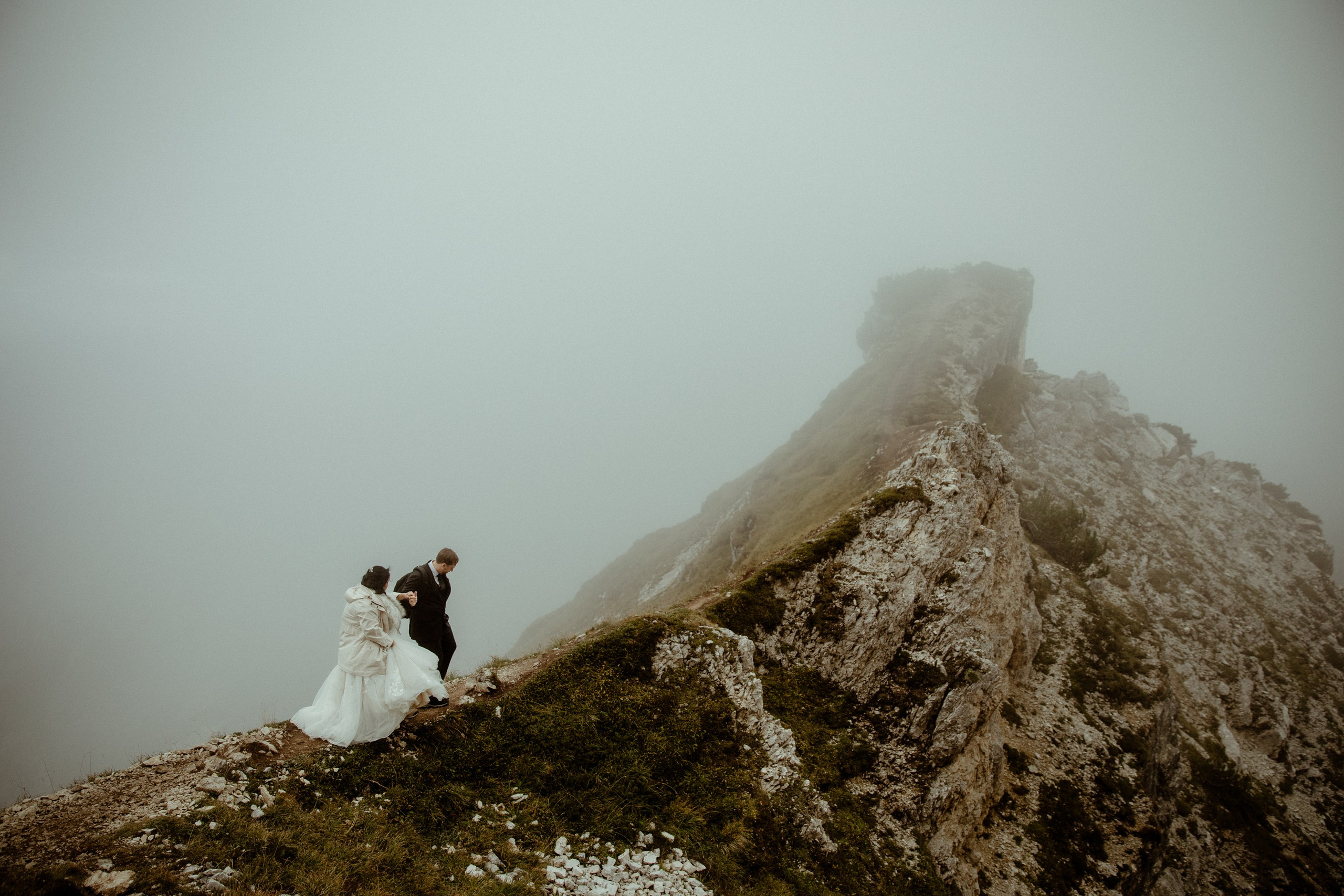 Secret Dolomites elopement at Lago di Braies & Cadini di Misurina | Best place to elope in Italy. Iceland elopement photographer & videographer