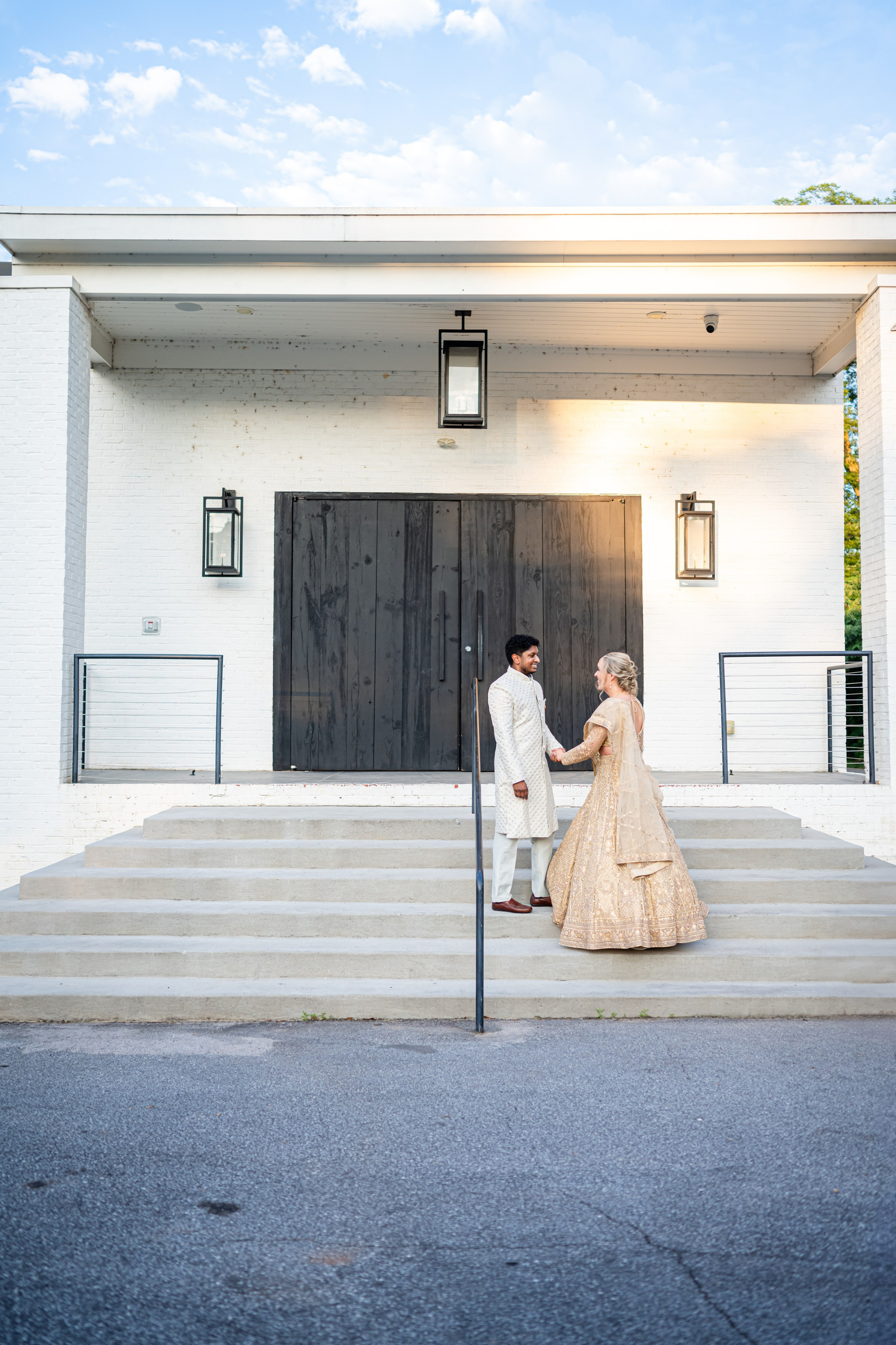 Color, Culture, and Celebration: A Vibrant Indian Fusion Wedding at The 405 in July. Wedding and portrait photography in Greenville SC