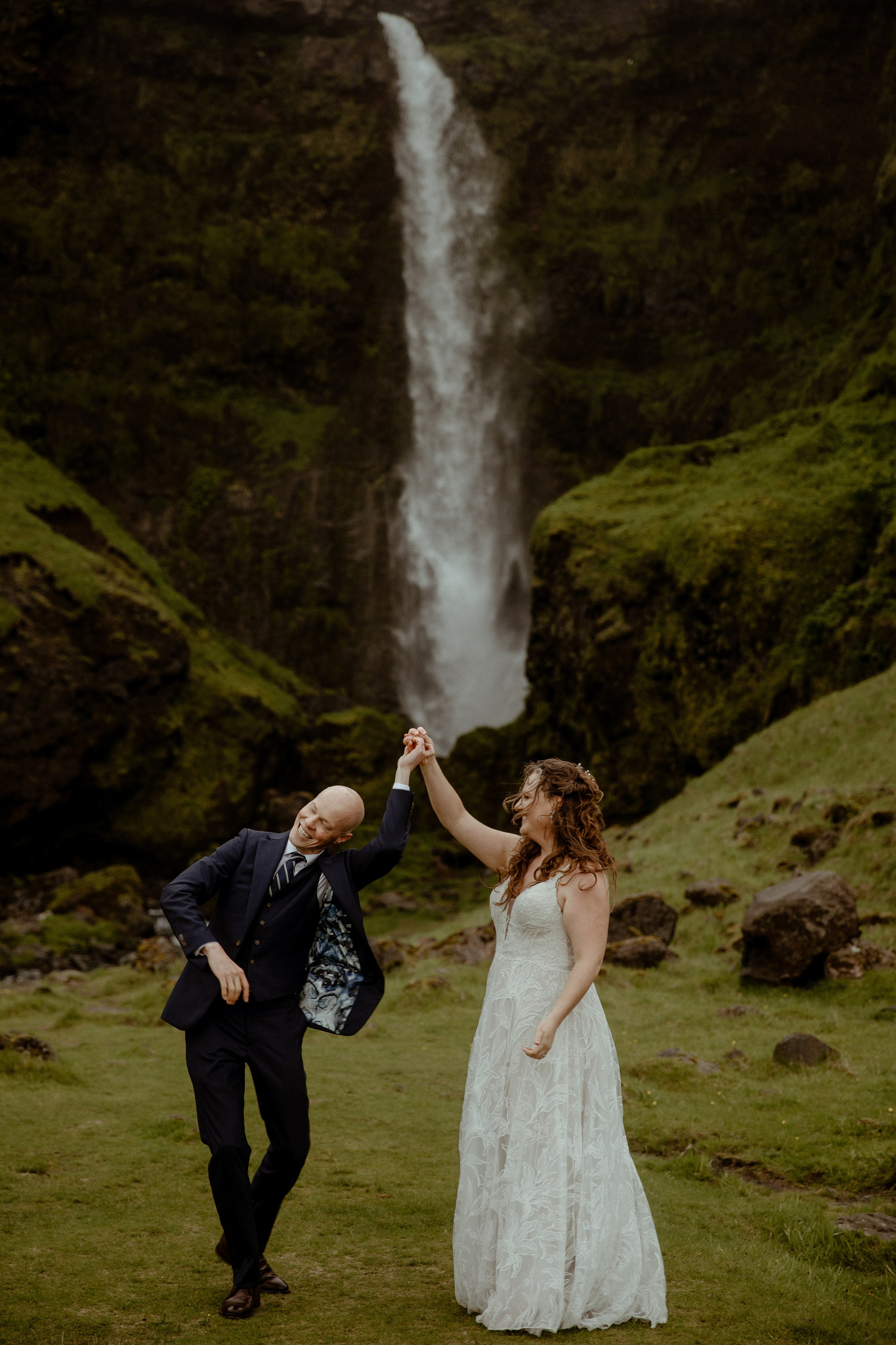 Iceland Elopement at Black Sand Beach. Iceland elopement photographer & videographer
