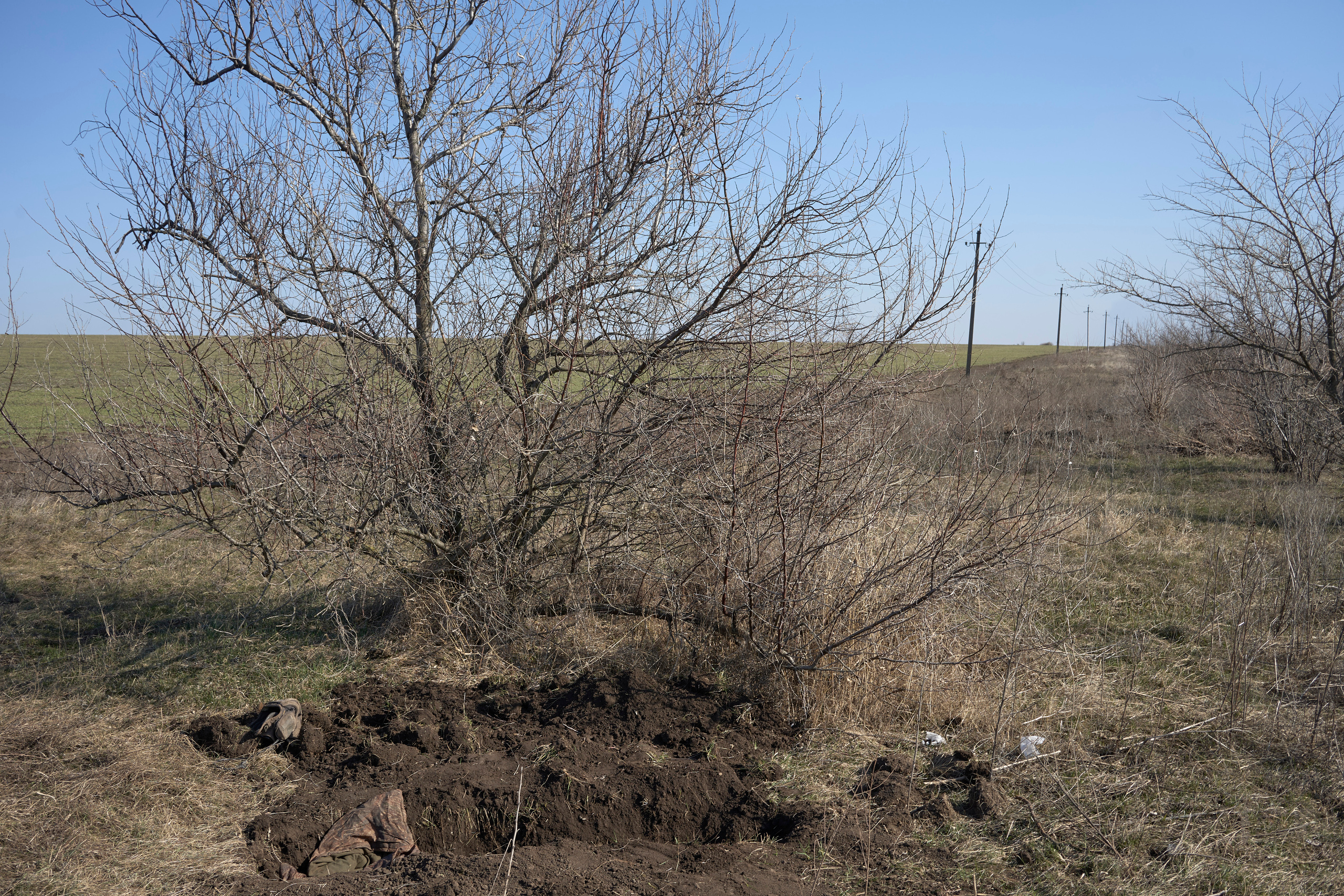 A grave in the field of Rakovo.
