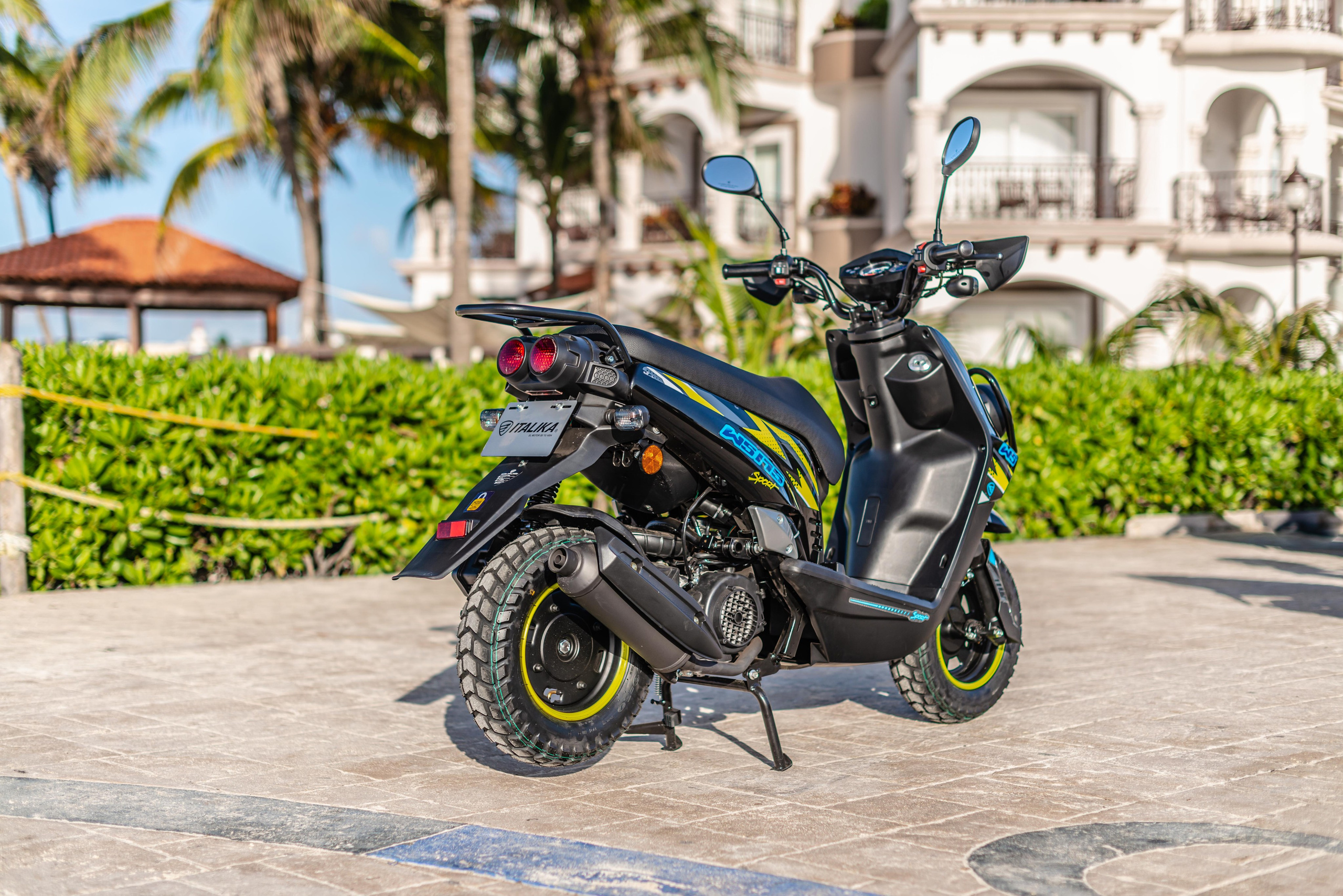 Scooter Photography for Rental Website in Mexico. PHOTOGRAPHER QUINTANA ROO