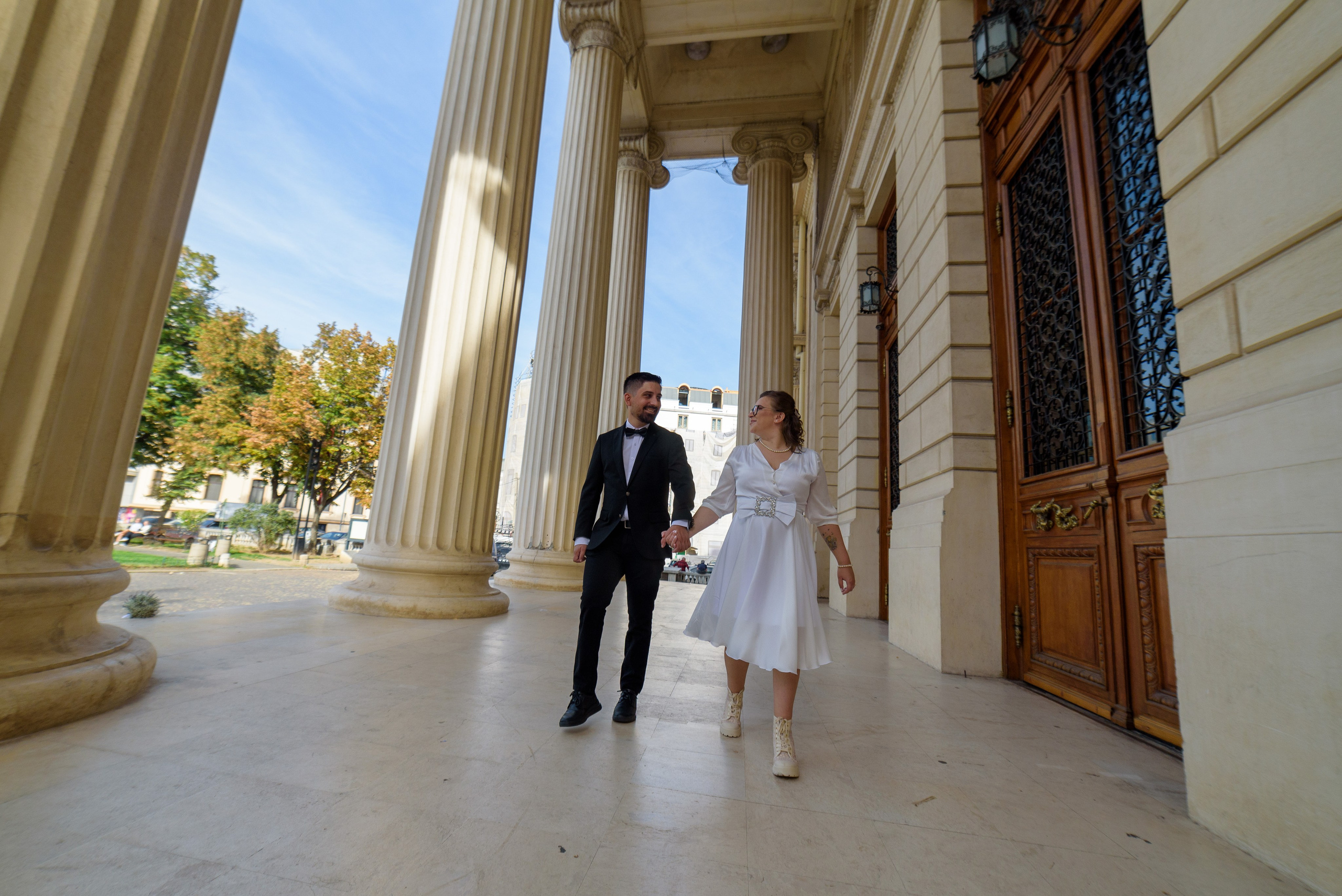 Sedinta foto cuplu Ateneu Bucuresti