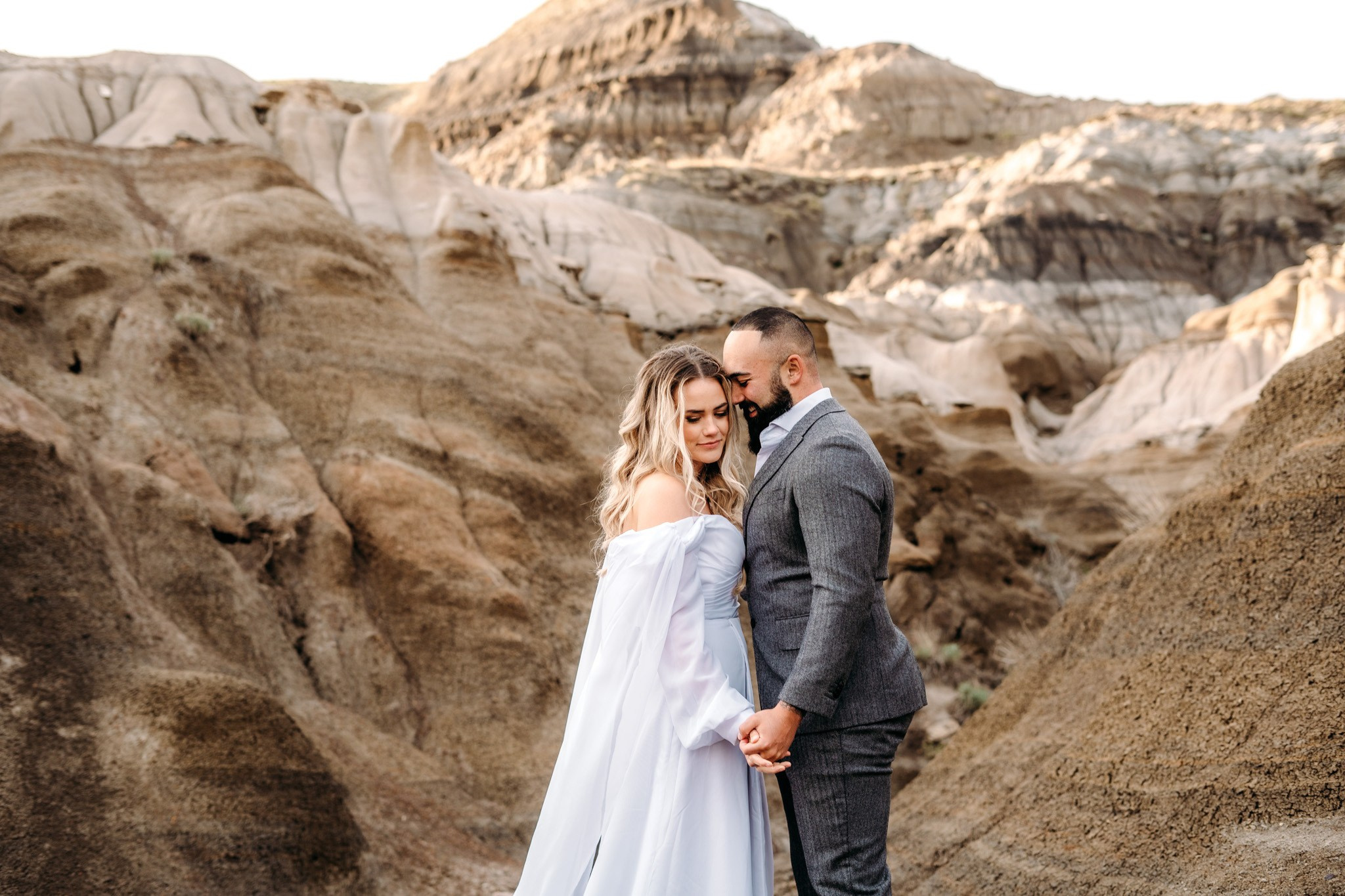 Gorgeous wedding day in Drumheller, Alberta May 2024. Wedding and family photographer in Calgary Kate Beliaeva