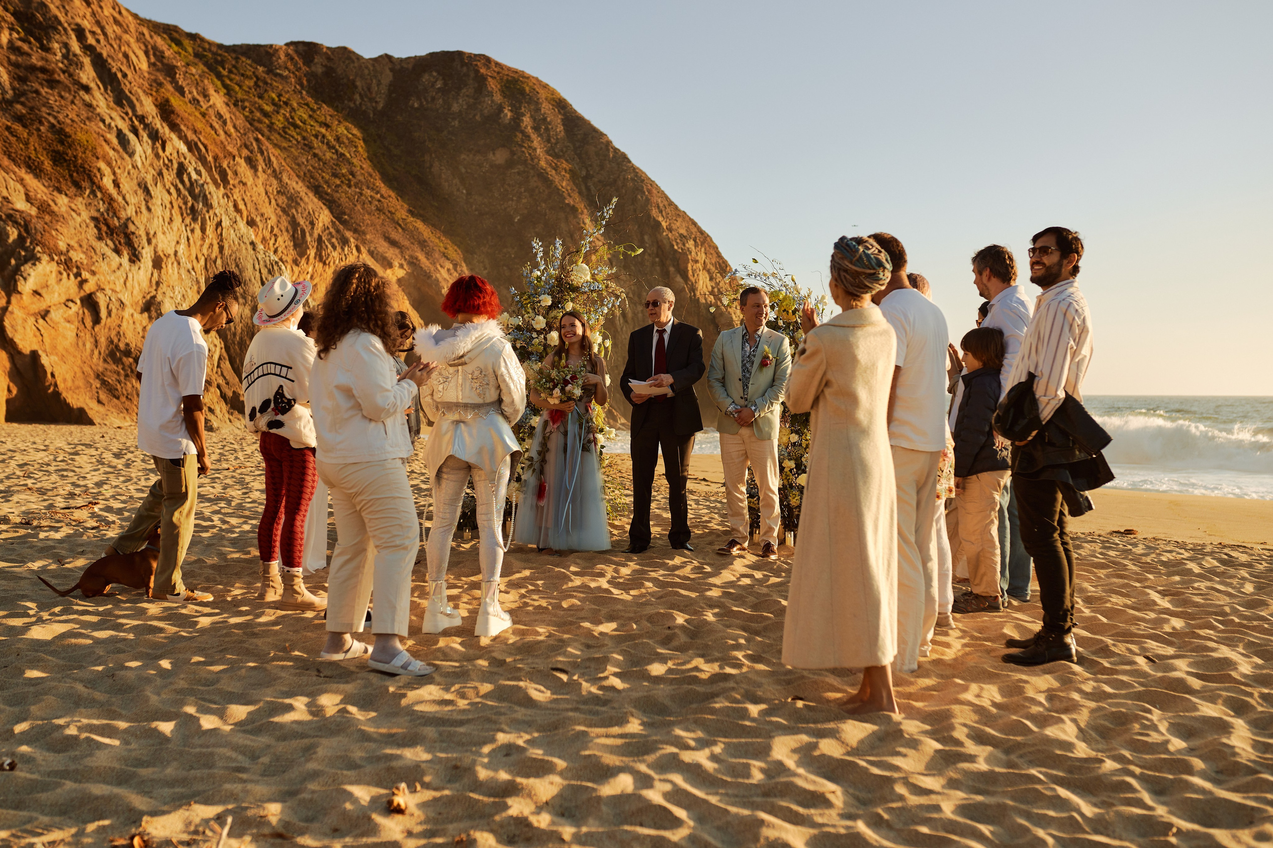Intimate Sunset Beach Wedding in the Bay Area — Candid & Documentary Coastal Photography. Bay Area Life | Event, Wedding & Commercial Photography Agency