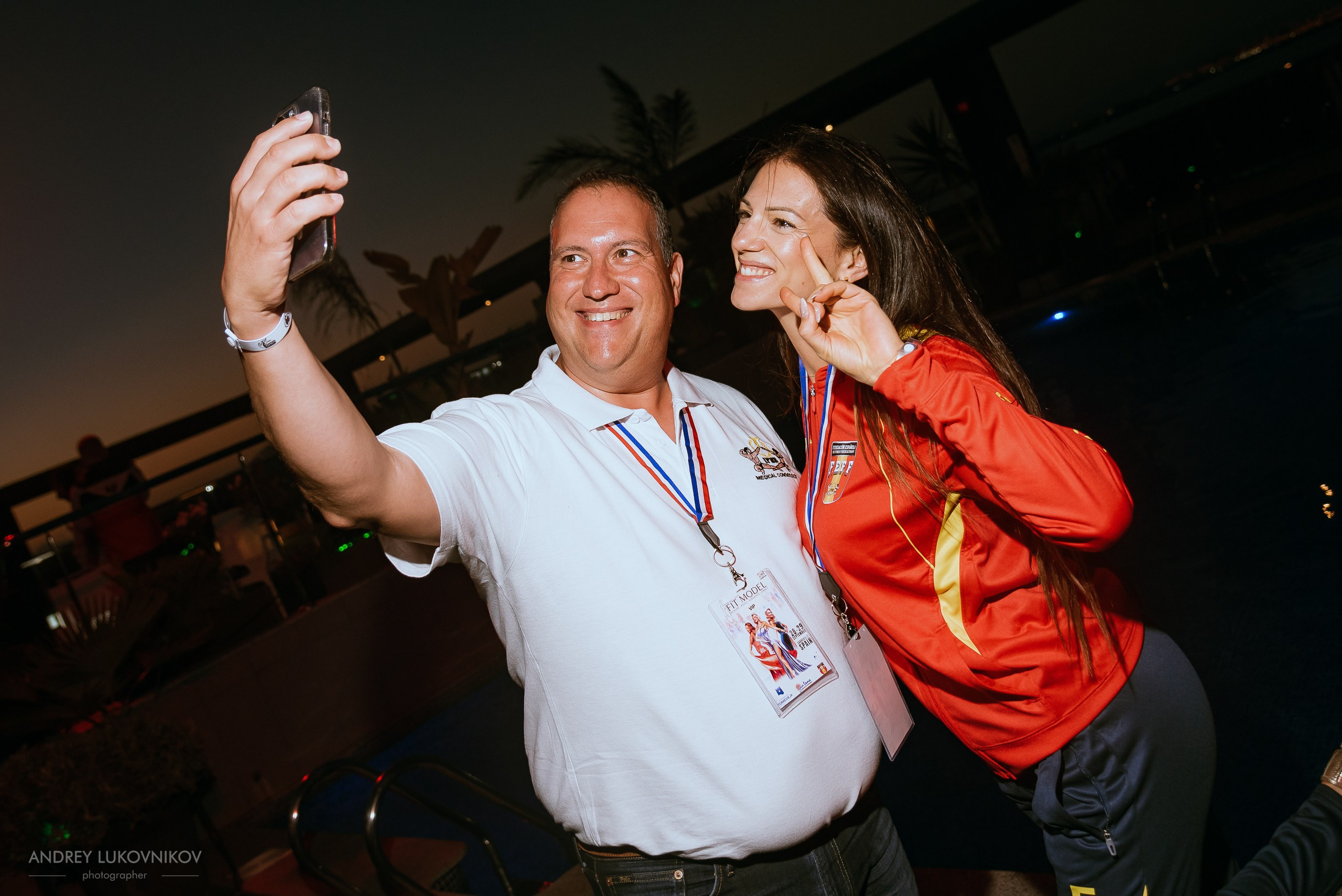 Photoshoot of the IFBB Miss Fit Model Europe 2024 registration in Torrevieja