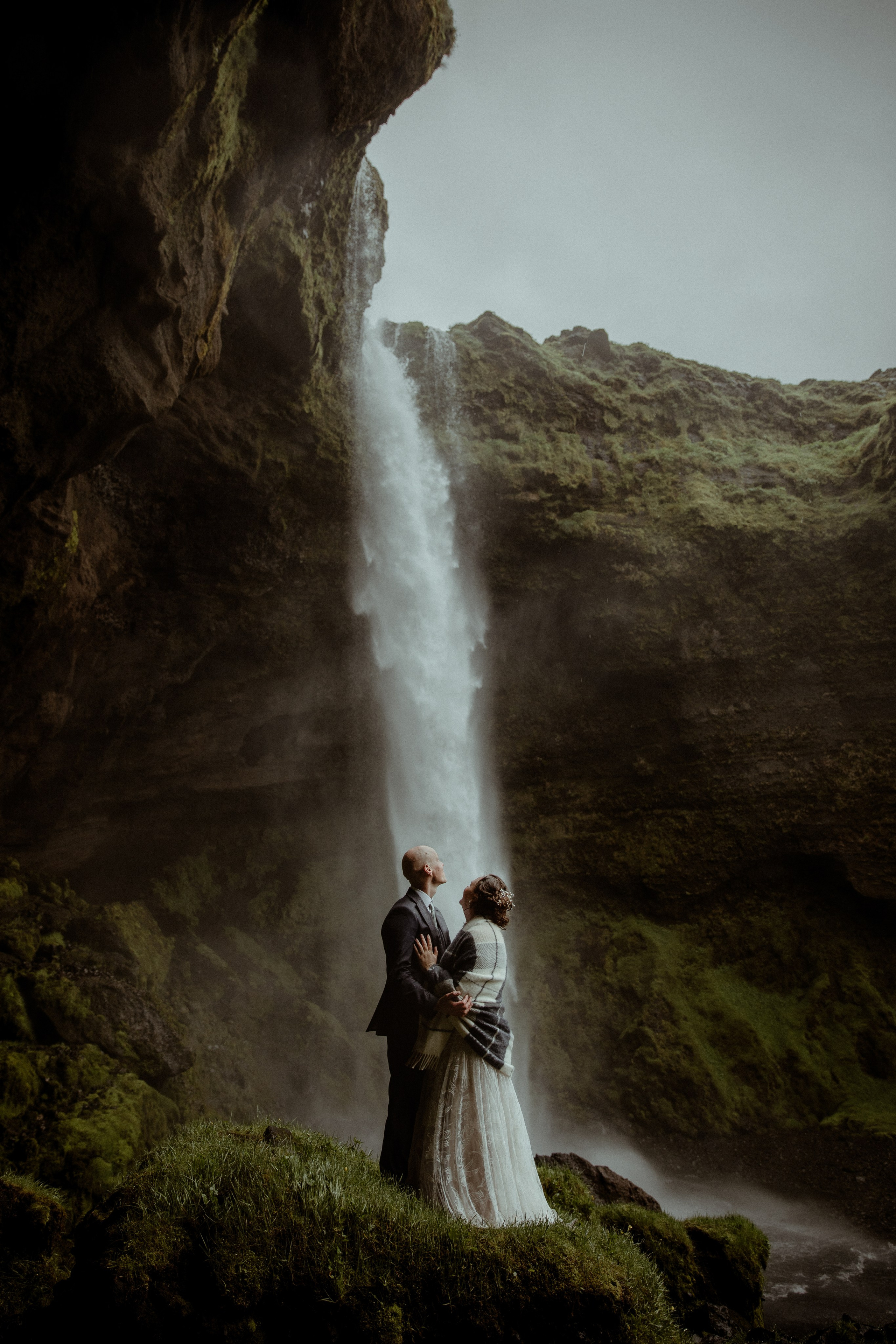 Iceland Elopement at Black Sand Beach. Iceland elopement photographer & videographer