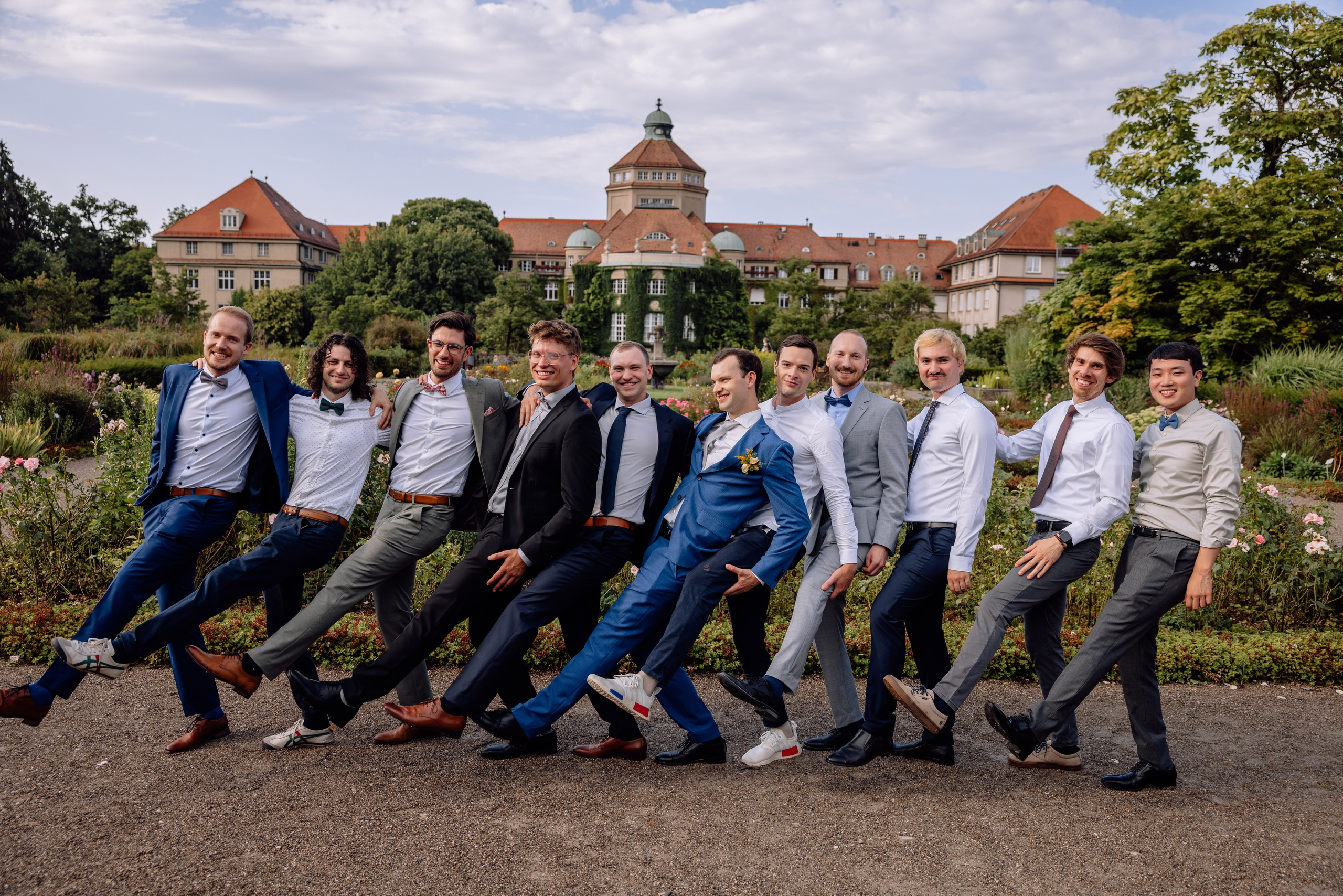 Café im Botanischen Garten. Deutsche - Japanische Hochzeit. Hochzeitsfotograf München Taufe Familienfotograf Tanja Mauke