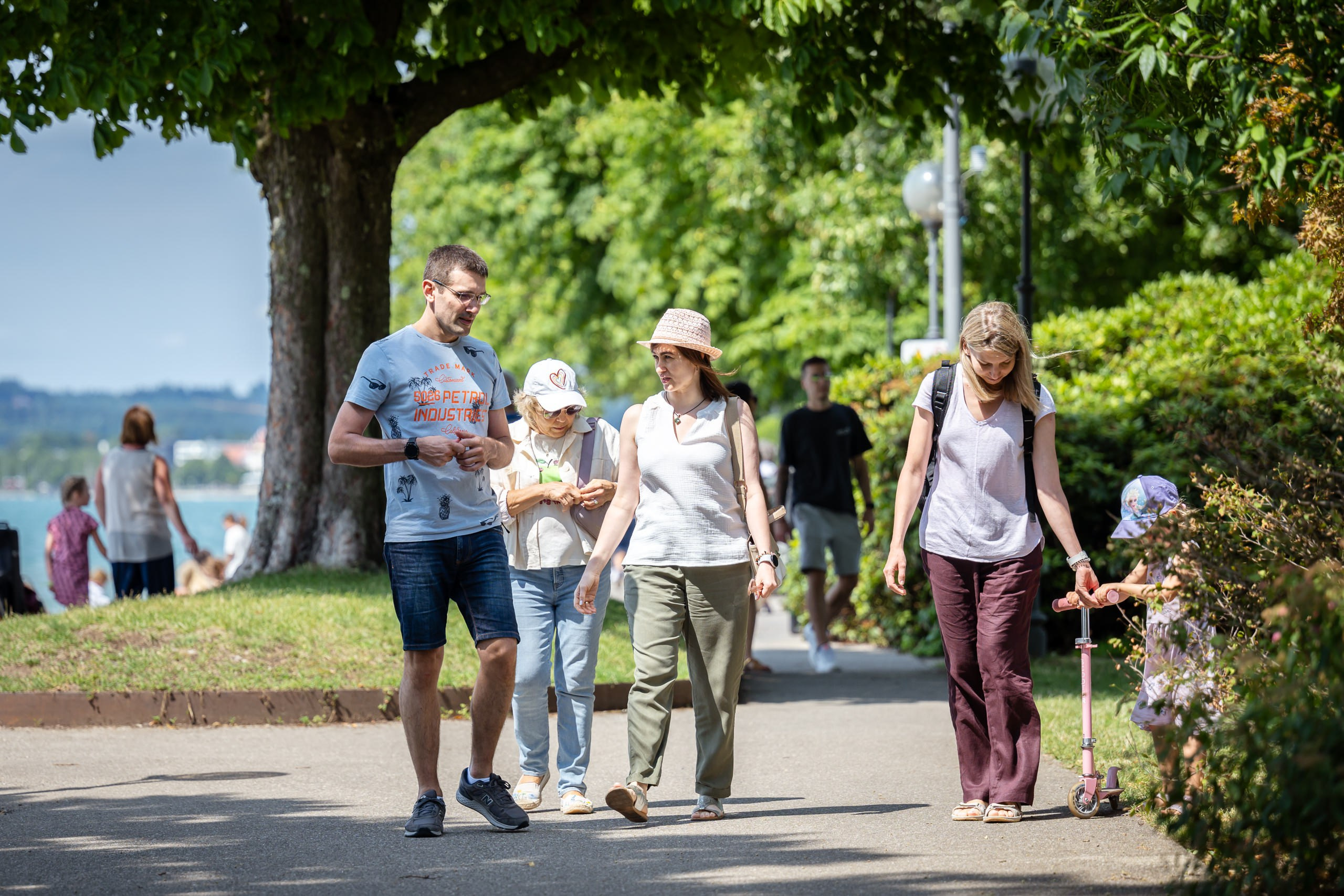 Spaziergang entlang der Bregenzer Promenade