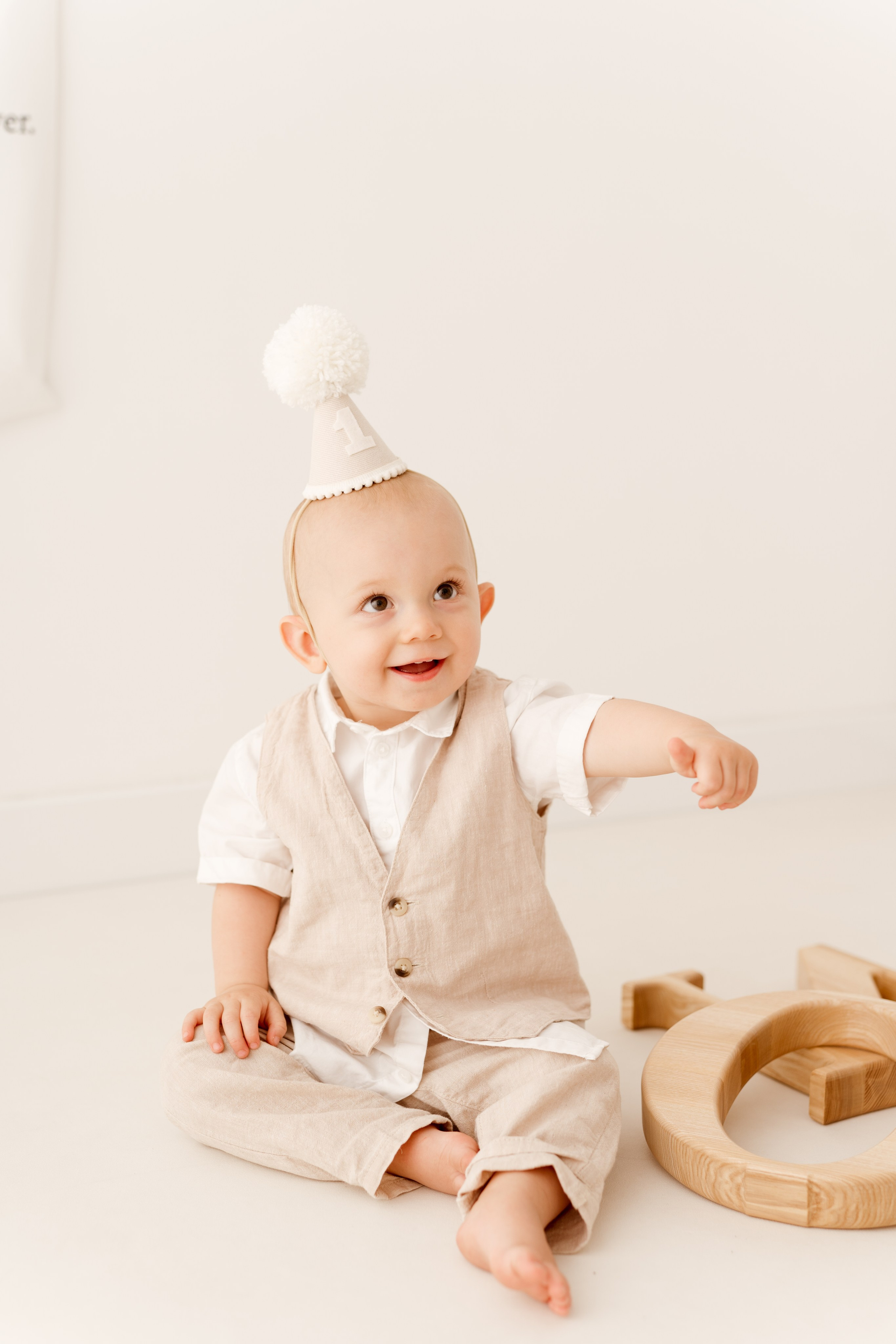 Sesja roczkowa Markusa. Fotograf Łódź - sesja ciążowa, noworodkowa, dziecięca. Studio w Łodzi