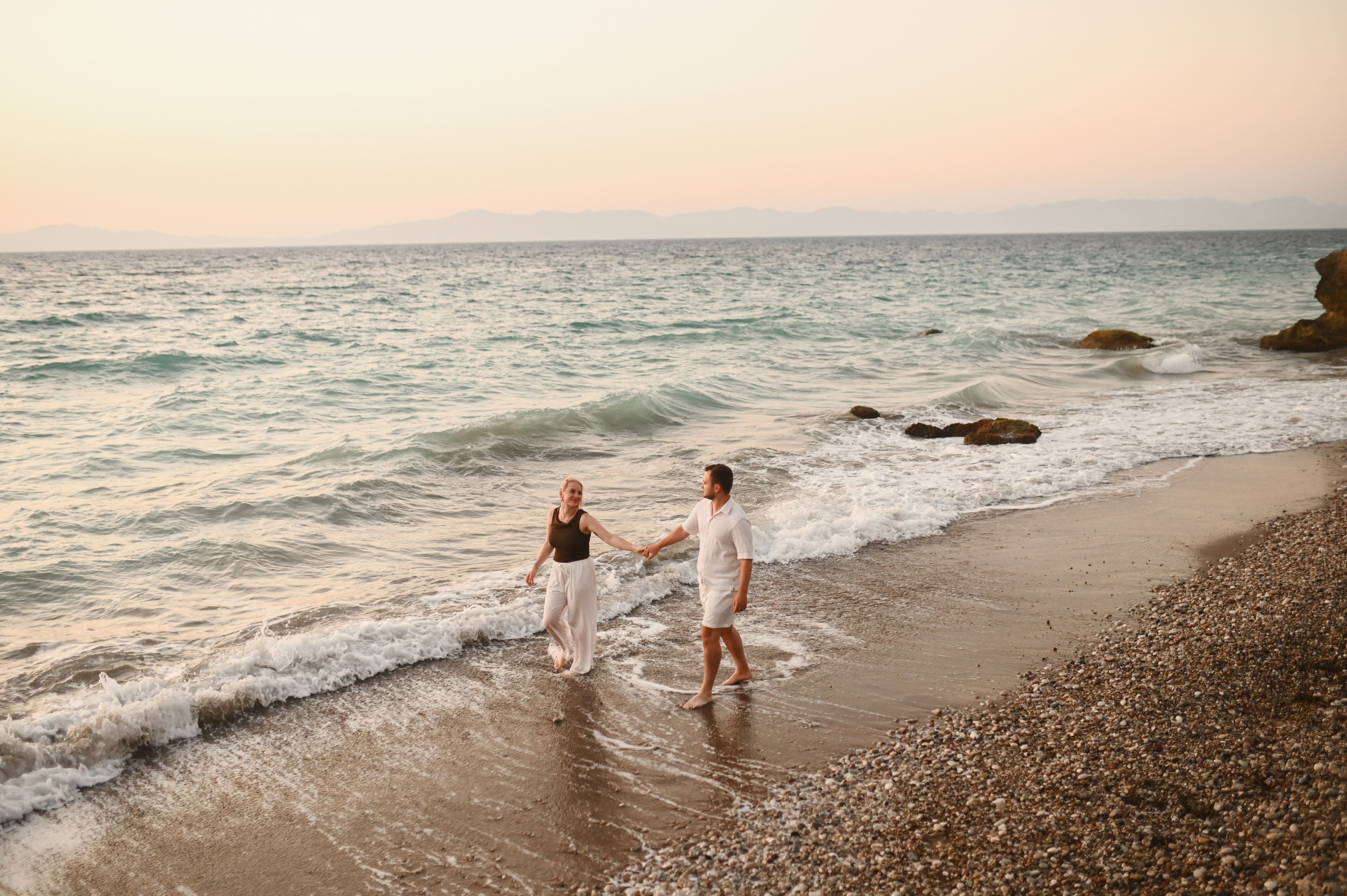 Engagement photoshoot Rhodes. Photographer in Rhodes Island