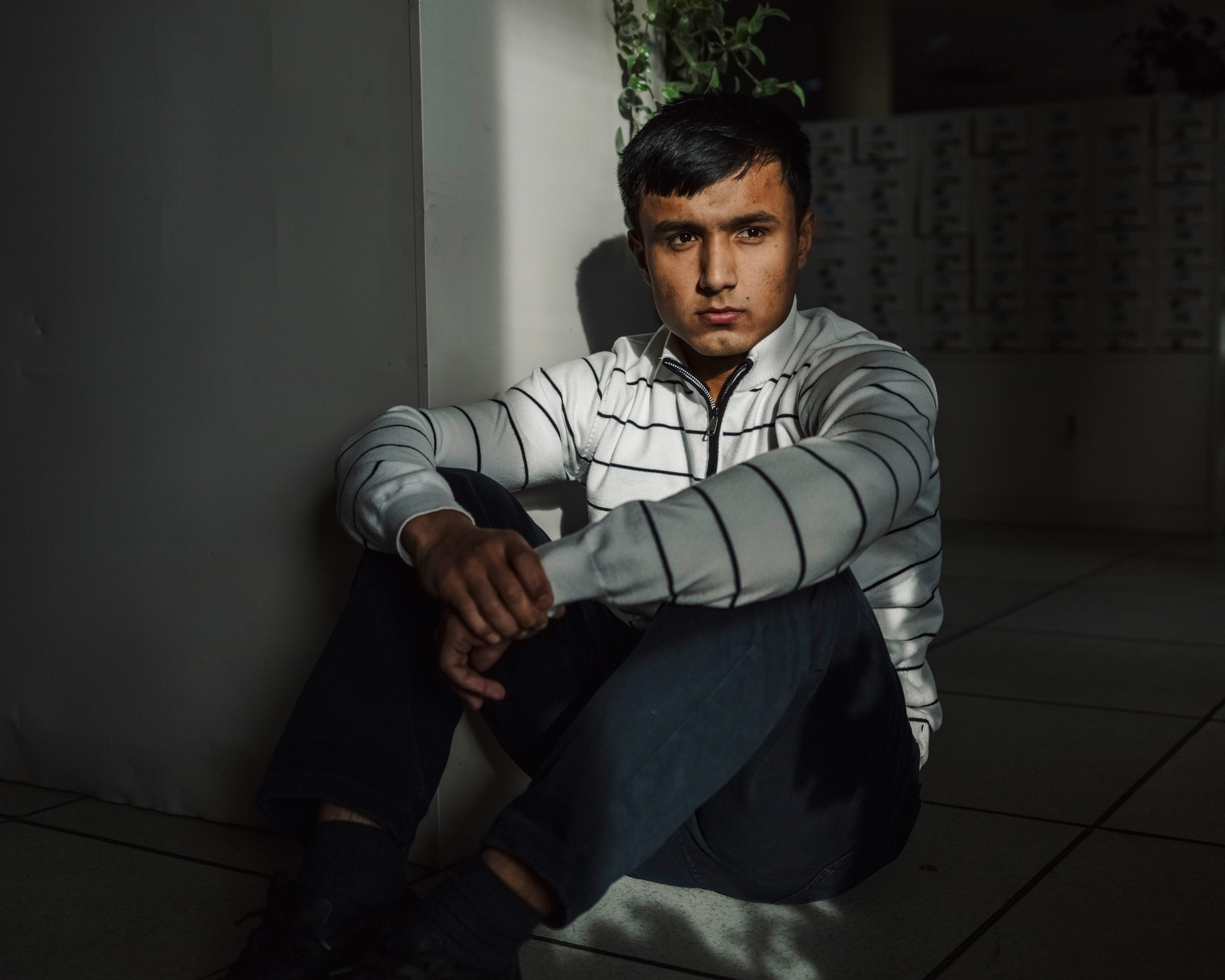 Imomuratov Sherhon, 20. Like many young Tajiks, his parents work and live in Russia. He spent his summer breaks working as a construction labourer on the outskirts of Moscow to support his parents, who live and work in Russia. He said he stopped returning after experiencing discrimination, describing migrant workers as “not valued or respected.”