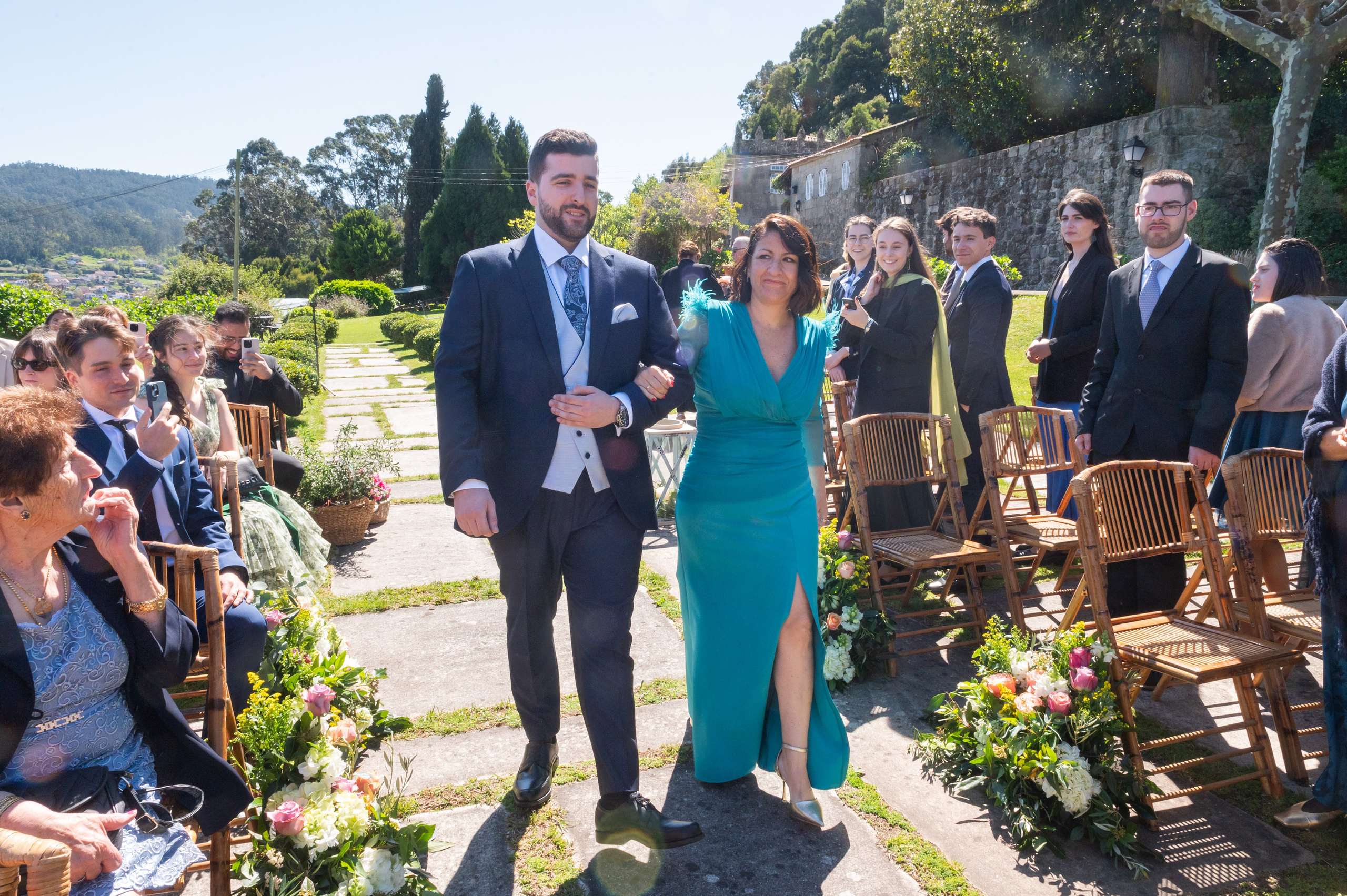 Boda de Claudia y Gabriel · Pazo de Santa Cruz de Bueu, Galicia · Javier Poveda