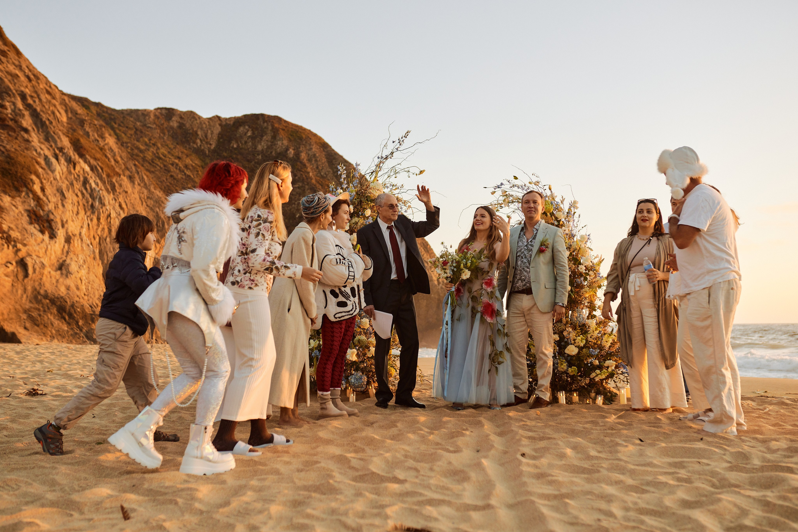 Intimate Sunset Beach Wedding in the Bay Area — Candid & Documentary Coastal Photography. Bay Area Life | Event, Wedding & Commercial Photography Agency