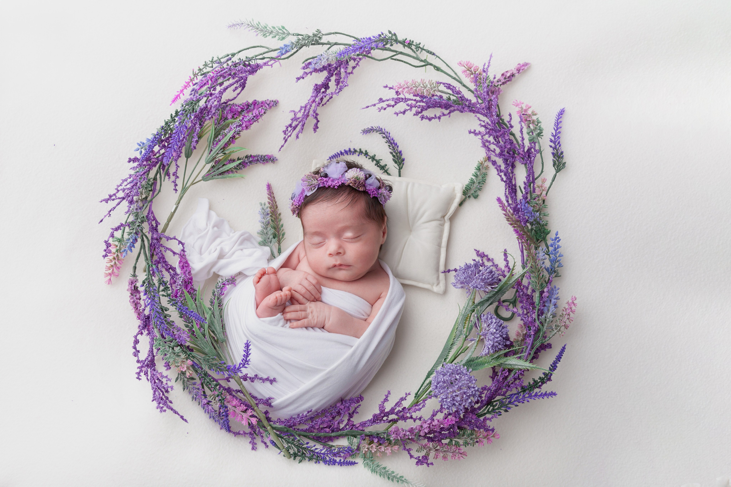 Newborn posing session. Marina Pravda Photography San Francisco Bay Area